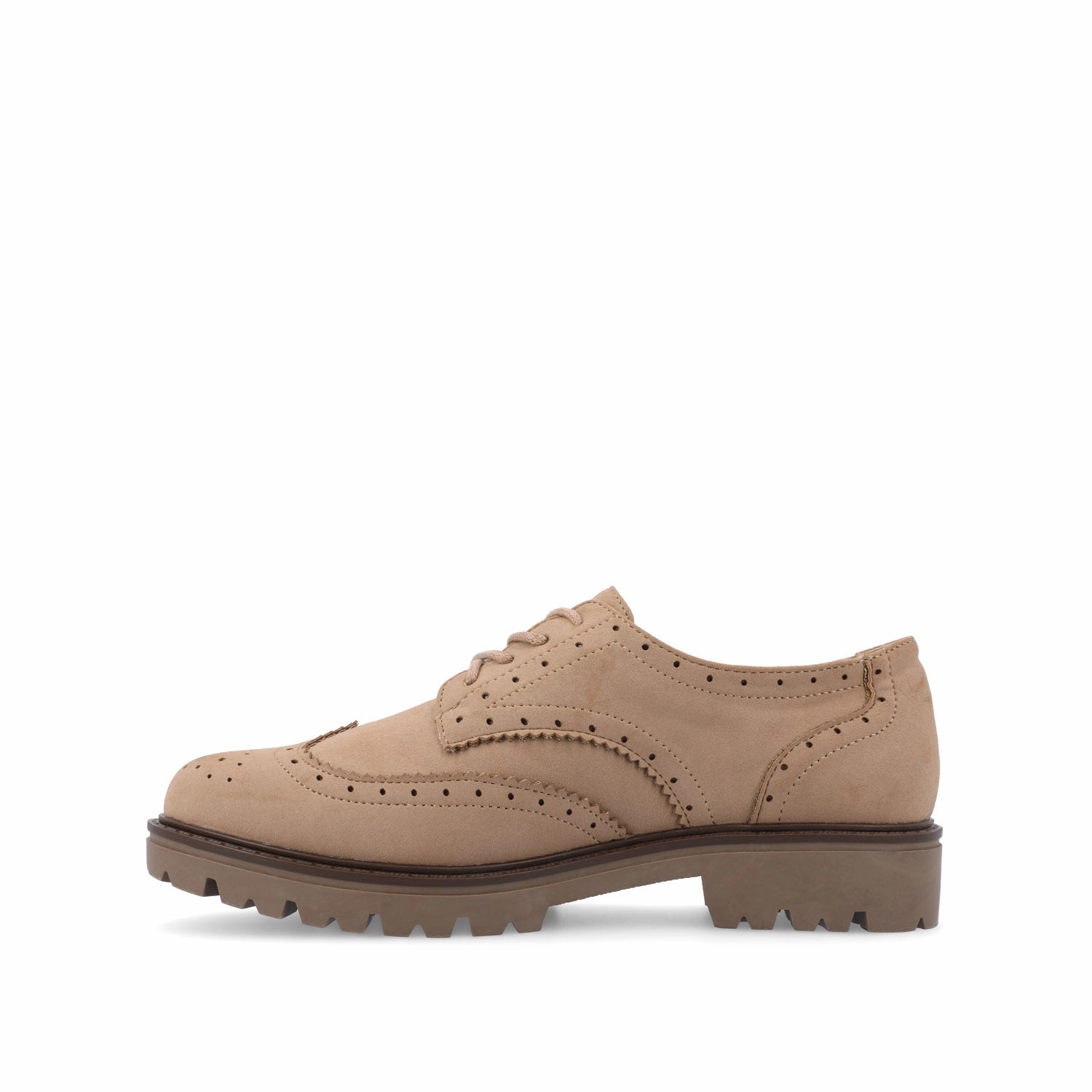 Go-to Wingtip Oxford CLAUDIYA OXFORD LOAFER FLATS IN WIDE