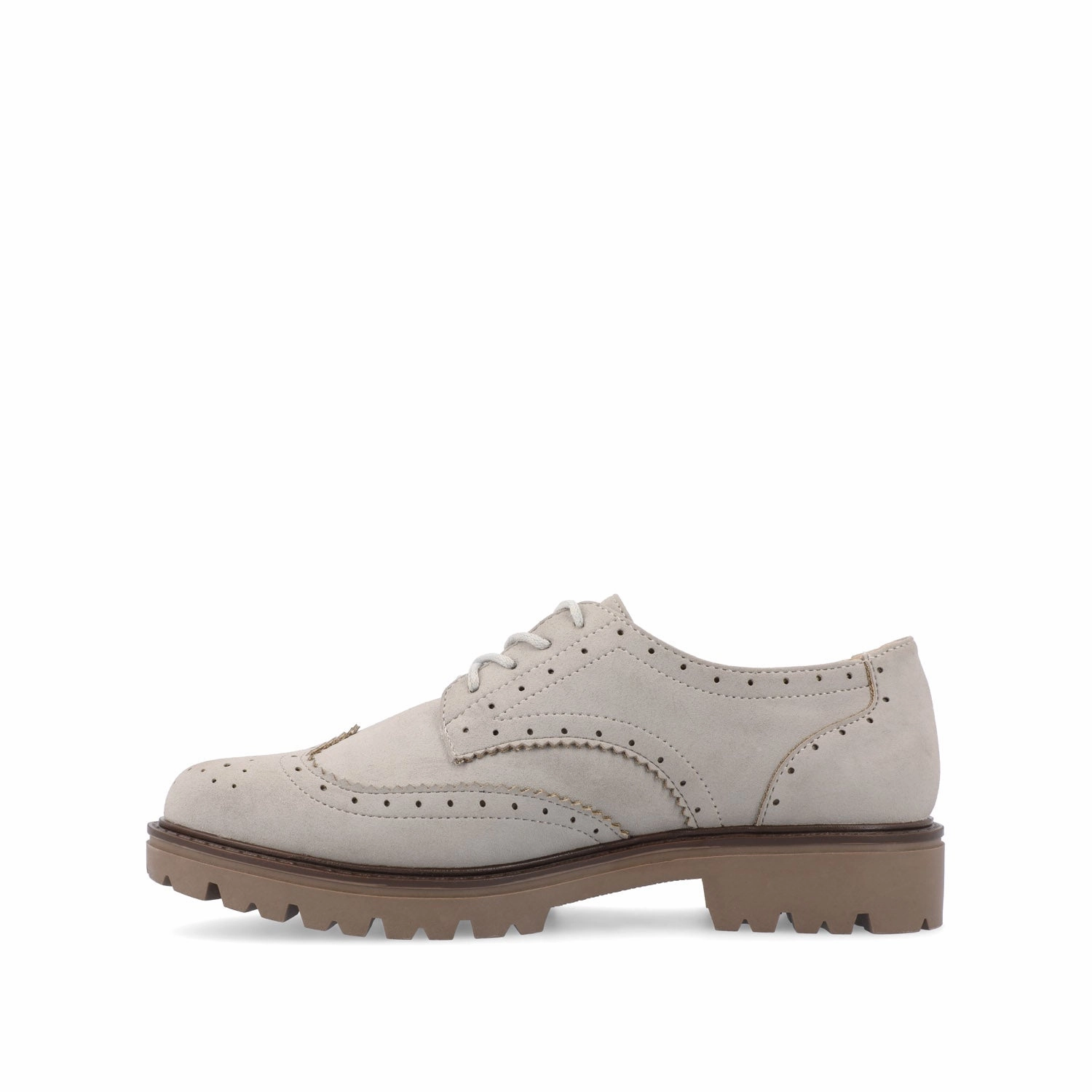 Difference Between Brogues And Oxfords CLAUDIYA OXFORD LOAFER FLATS IN WIDE