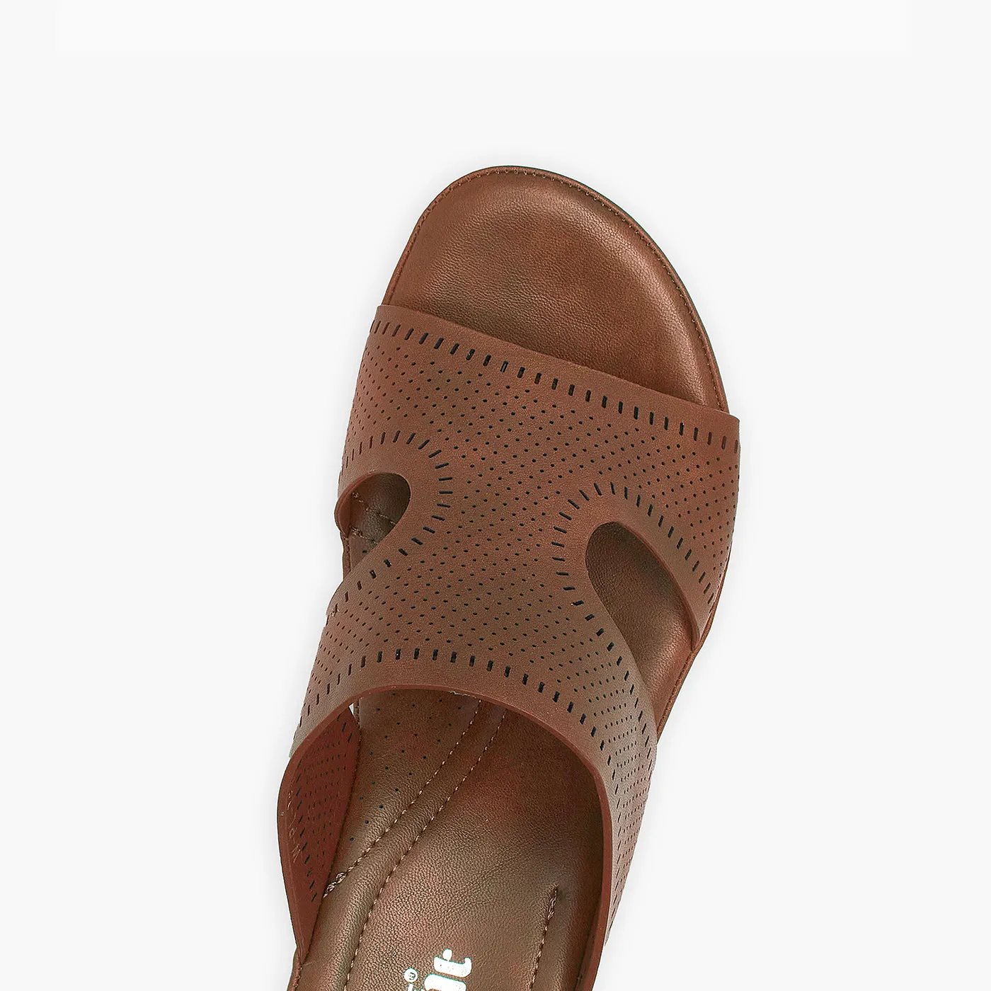 Comfortable Casual Flat Shoes Padded Platform Slippers