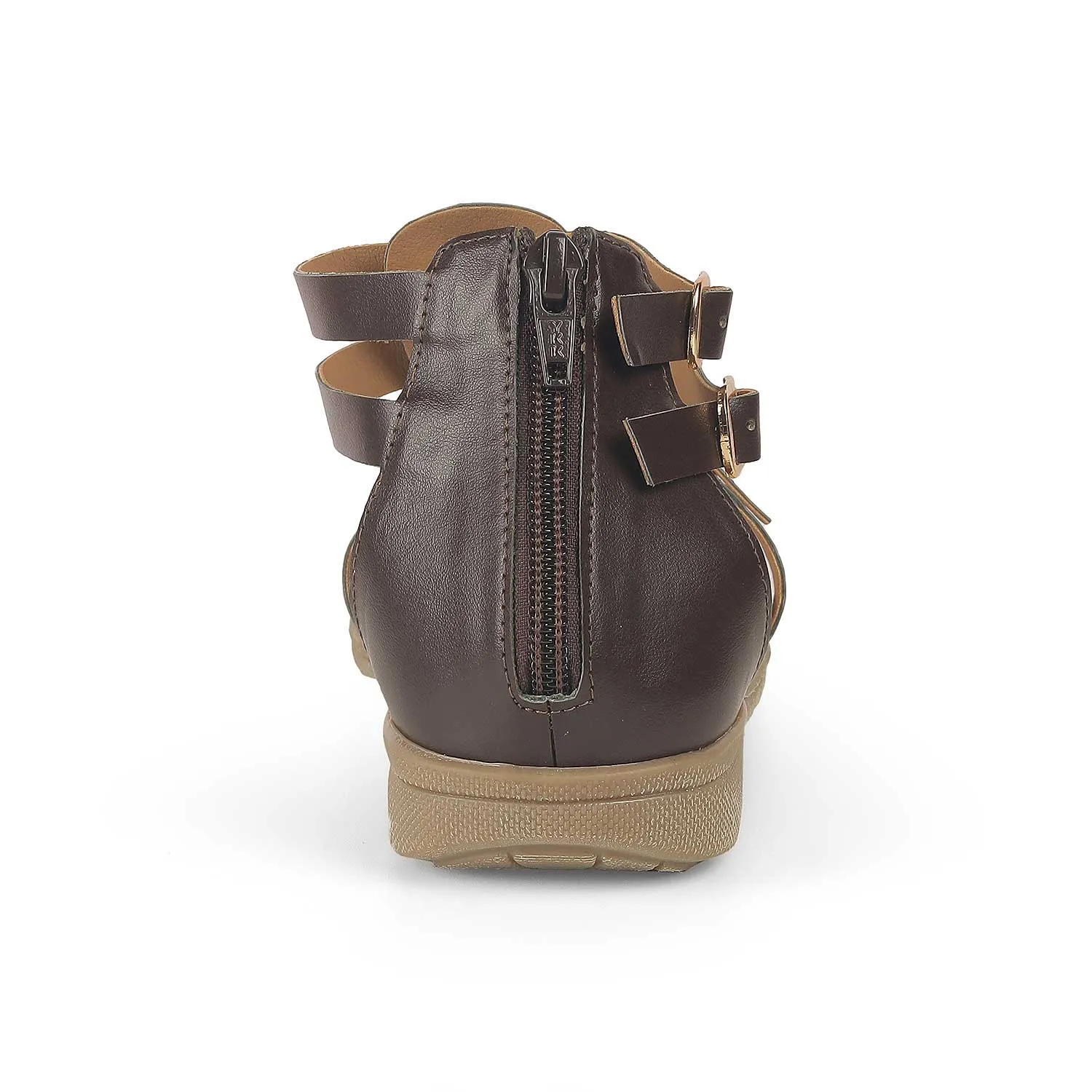 Emerald Flat Shoes Tresmode Zag Brown Women's Casual Platform Flats