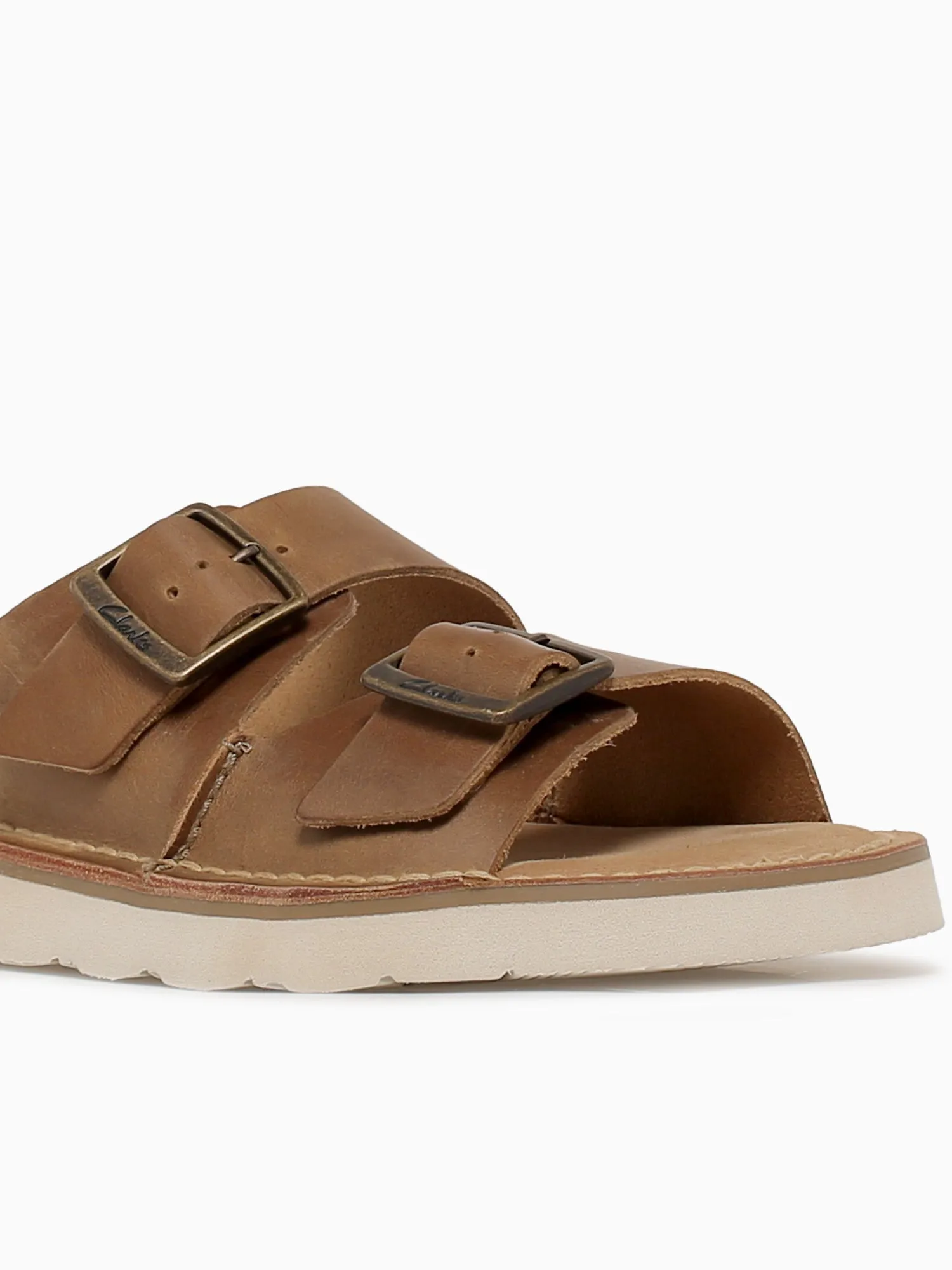 Solsbury Strap Dk Sand Leather Vionic Sandals - On Sale