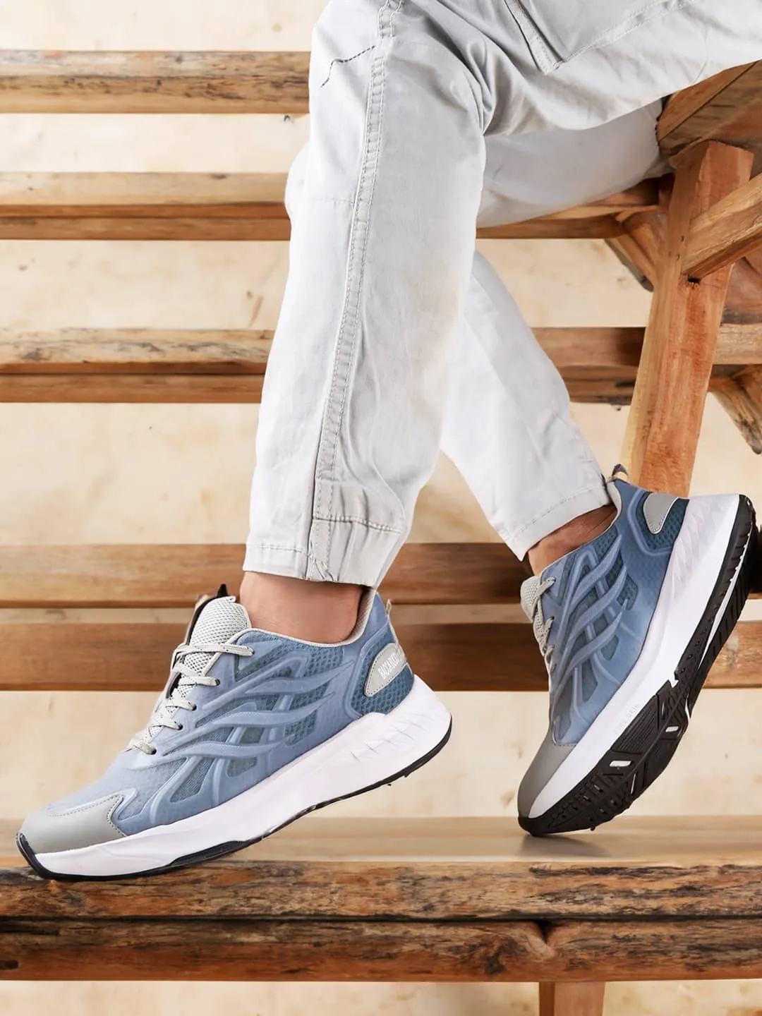 Run On Shoes Bacca Bucci HELIX Men's Low-Top Casual Athleisure Shoes
