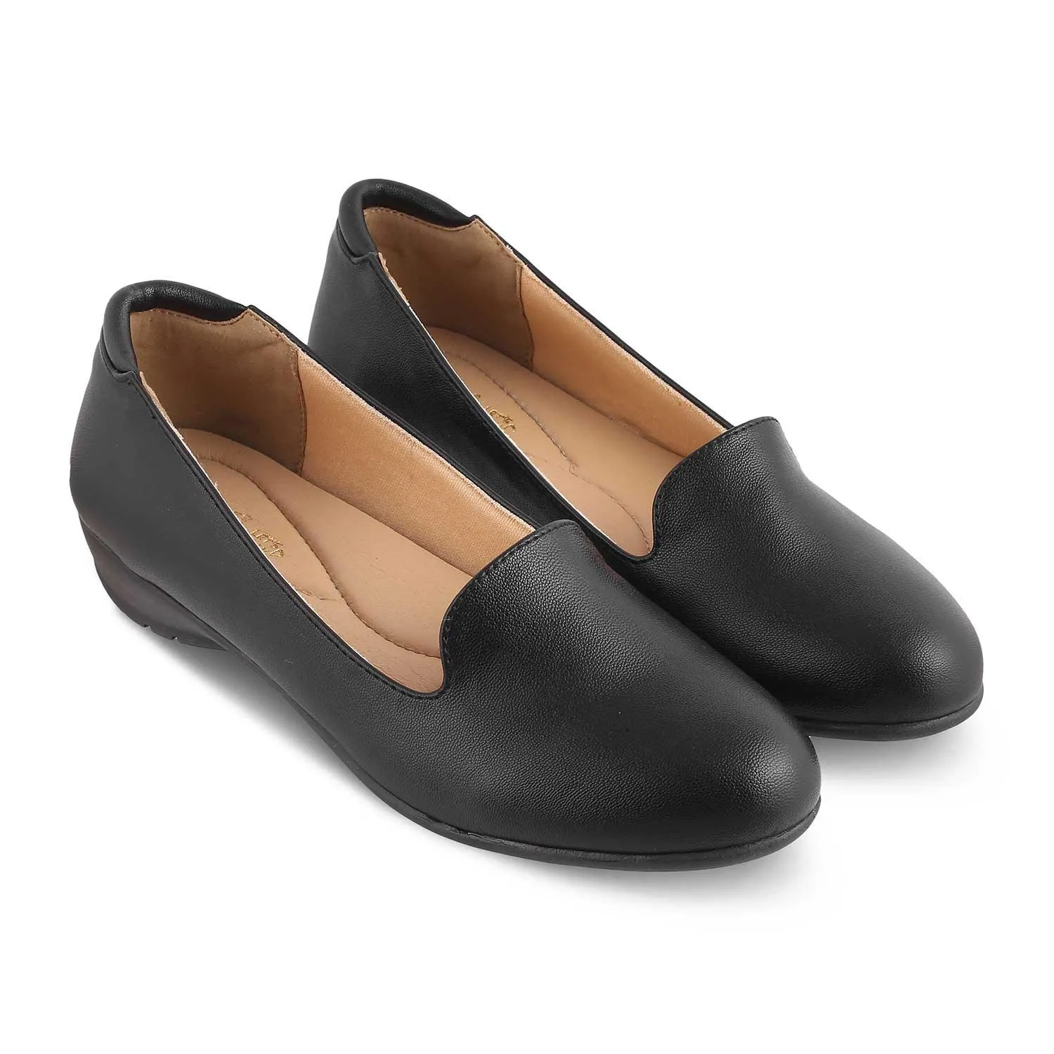 Black Flat Shoes The Samsy Black Women's Casual Ballerinas Tresmode