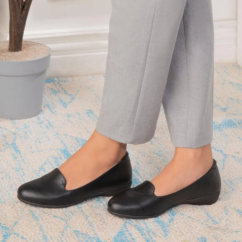 Good Shoes For Flat Foot The Samsy Black Women's Casual Ballerinas Tresmode