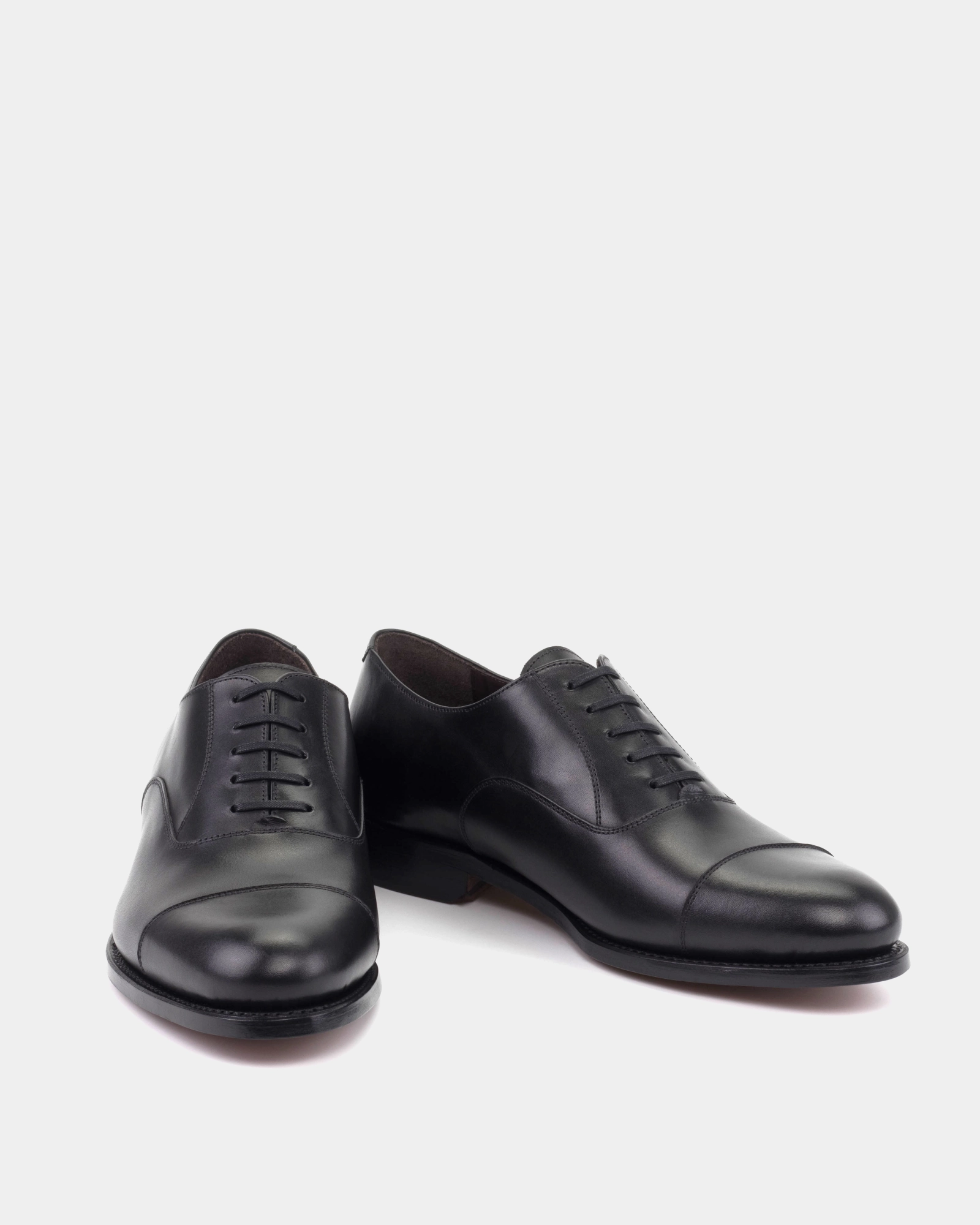 Dress Cap Toe Oxfords SAMPLE - Ashford Black Calf - 675