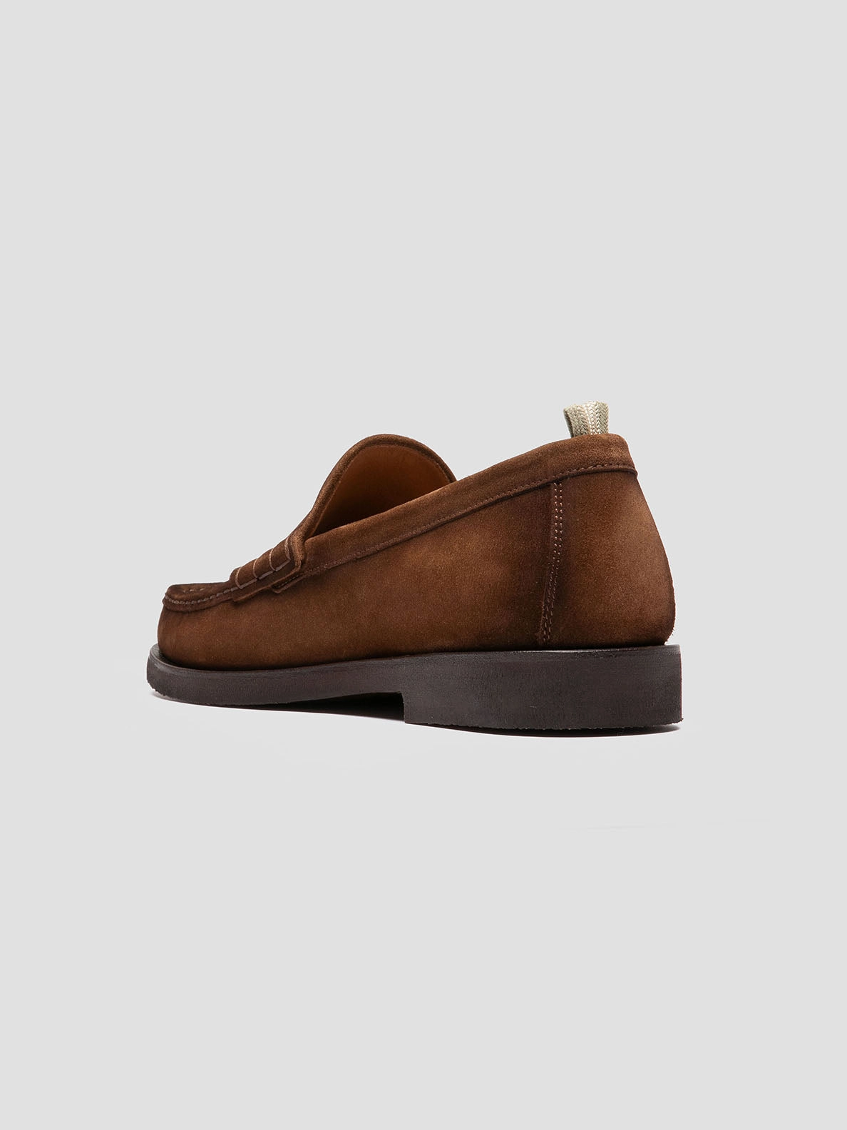 BALFRON FLEXI 001 - Brown Suede Penny Loafers Hushpuppy Loafers