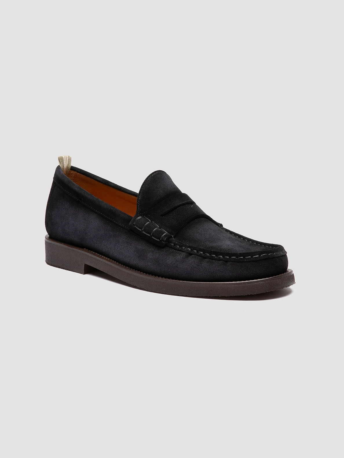 Loafers Skin BALFRON FLEXI 001 - Blue Suede Penny Loafers