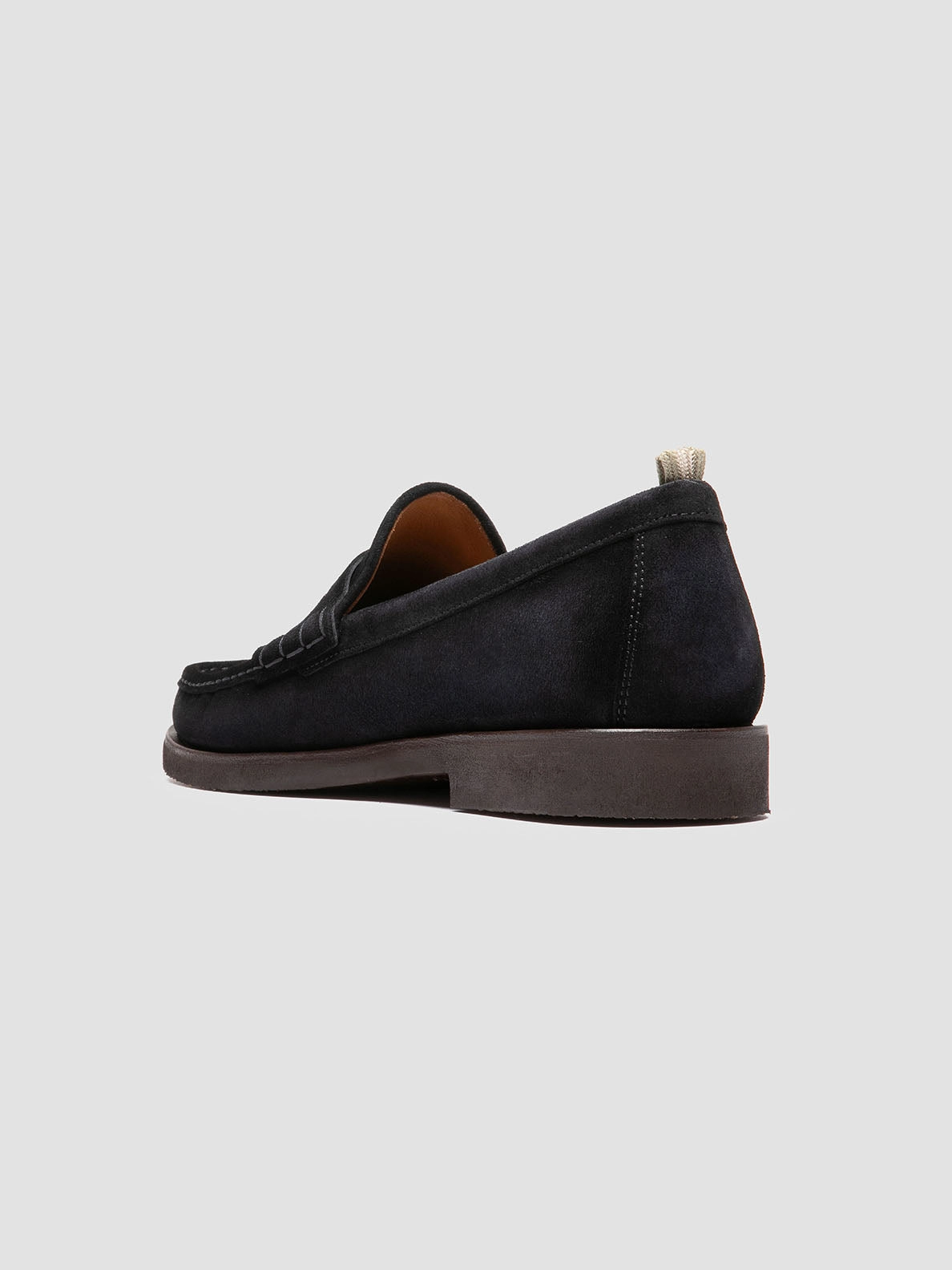 BALFRON FLEXI 001 - Blue Suede Penny Loafers Derschutze Loafers