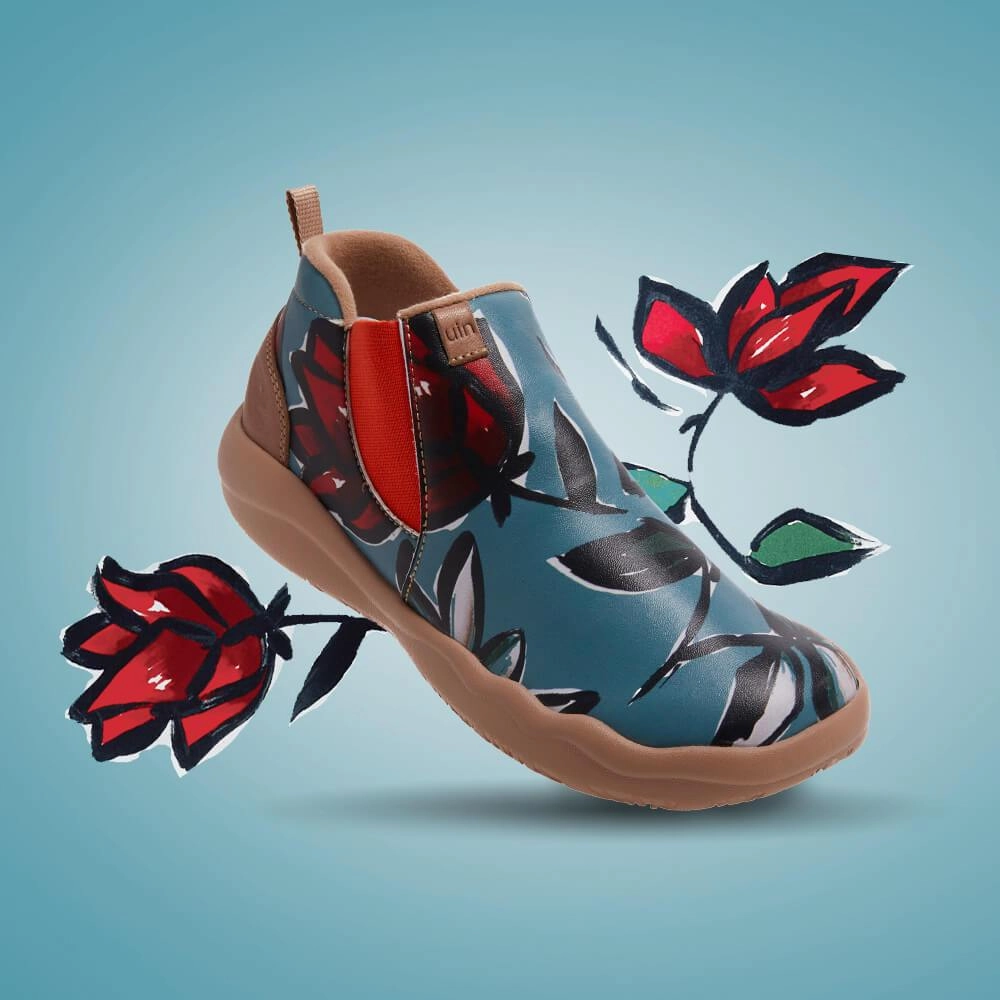 Beth Dutton Boots Rose in Blue Women