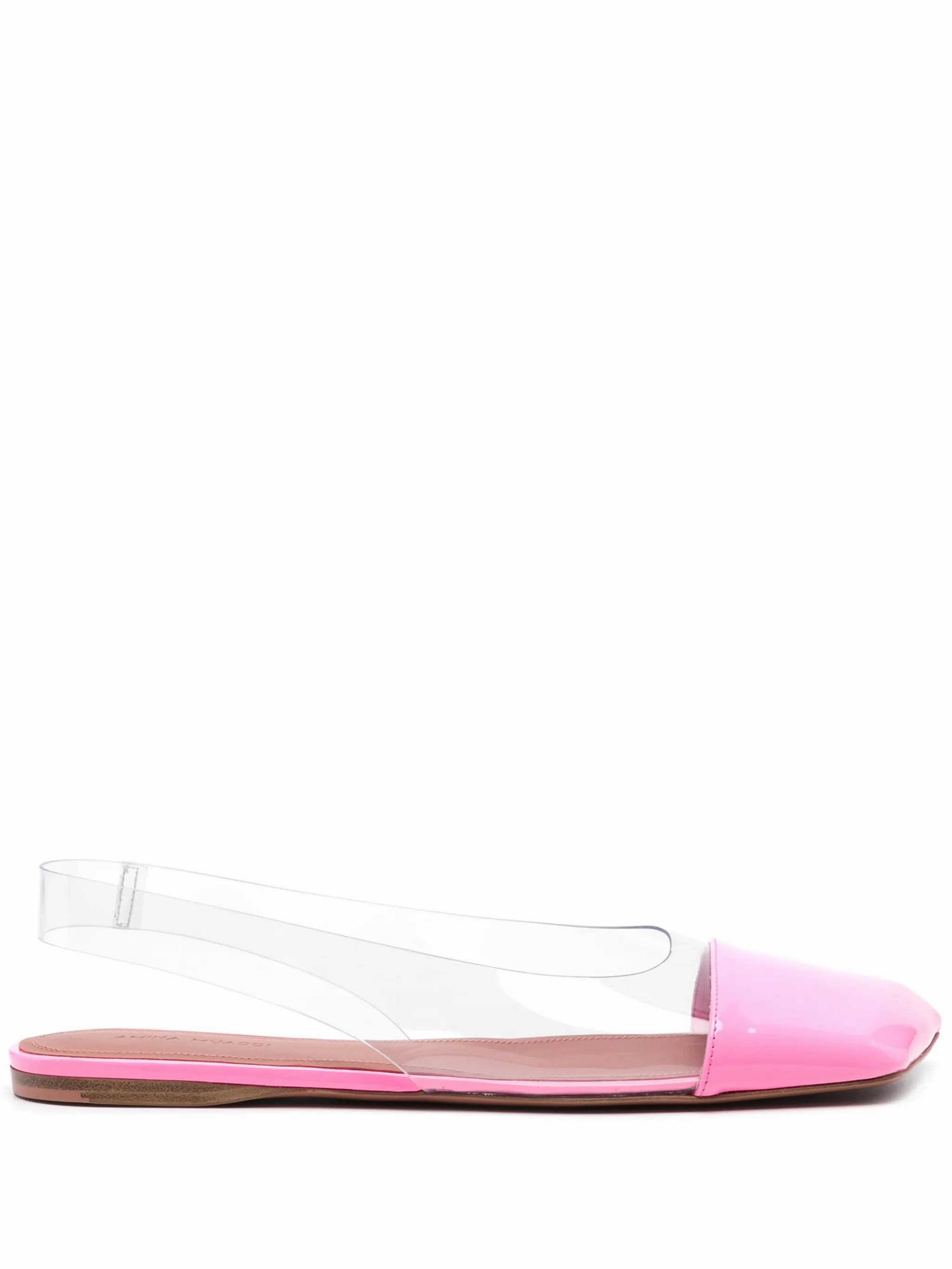 Flats Shoes Collection Ane square-toe ballerina shoes