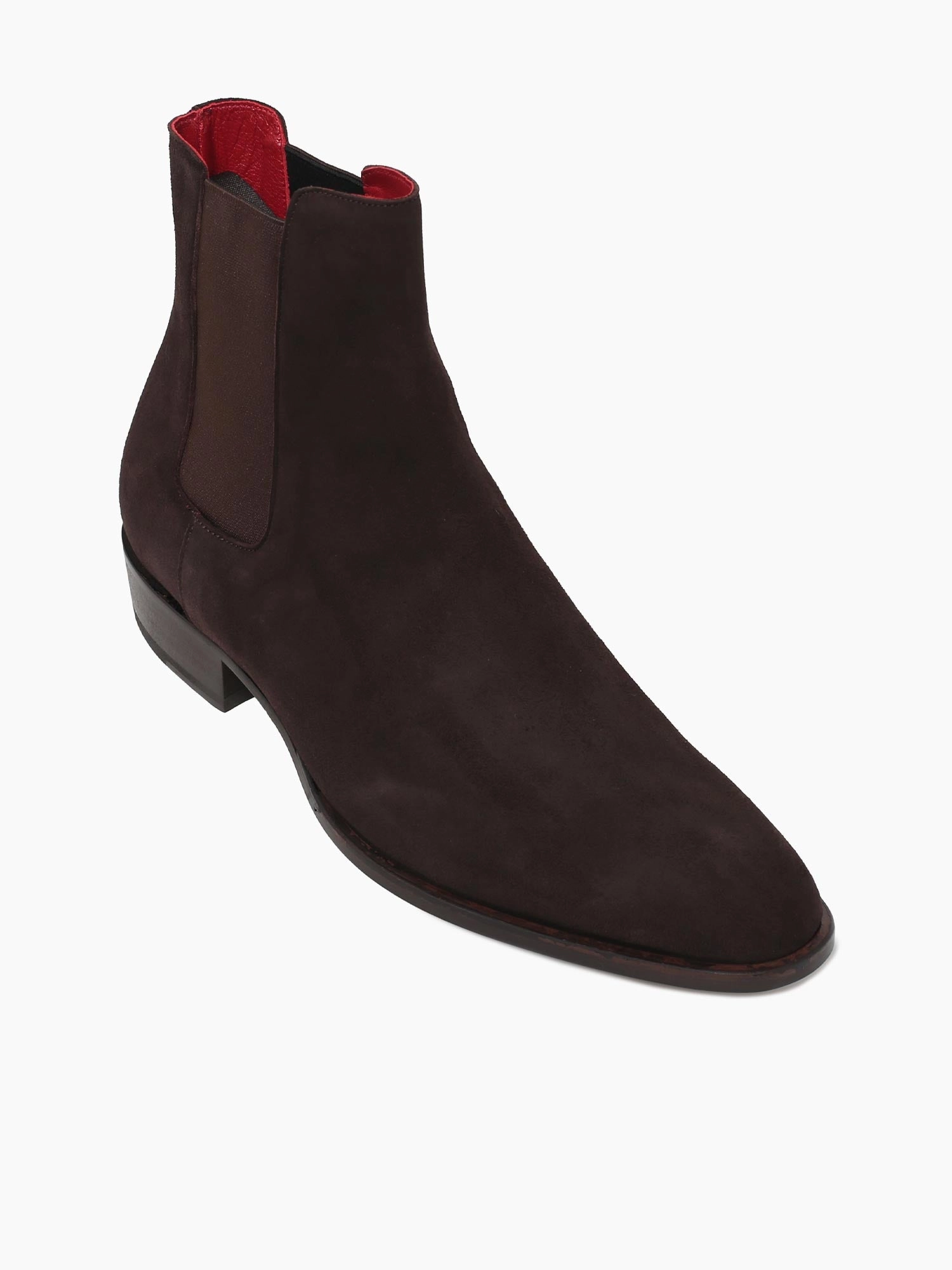 Tr2536 T.moro Kid Suede Cowboy Boots Tall