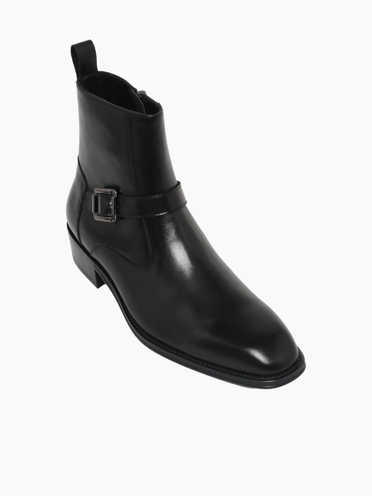 Rhodes Boots Hemmi Black Brushed Calf Leather