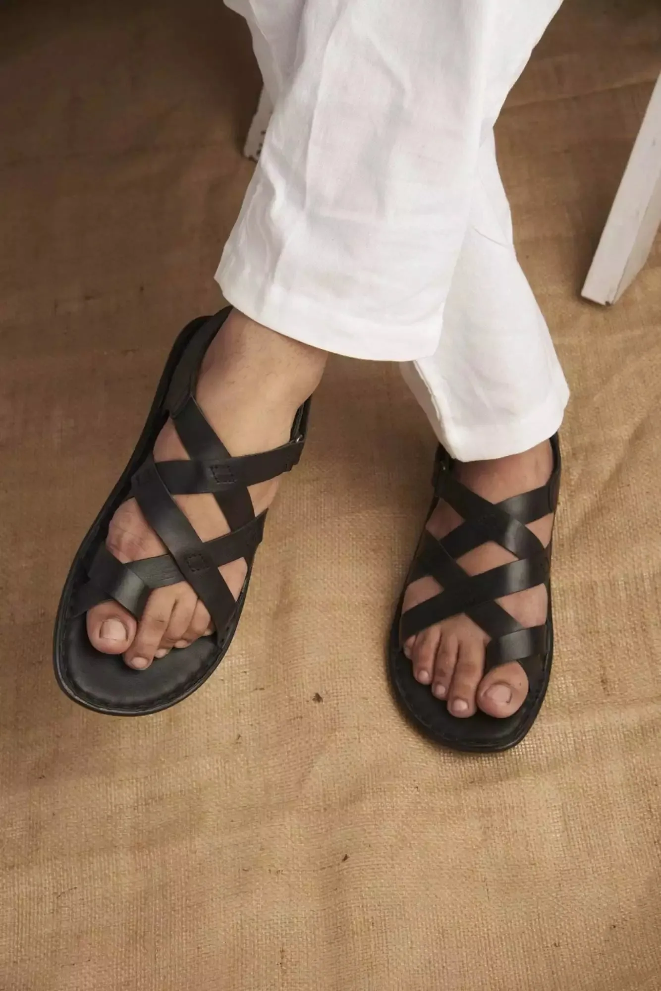 Dalton Crisscross Leather Sandals Flip Flops Vs Sandals