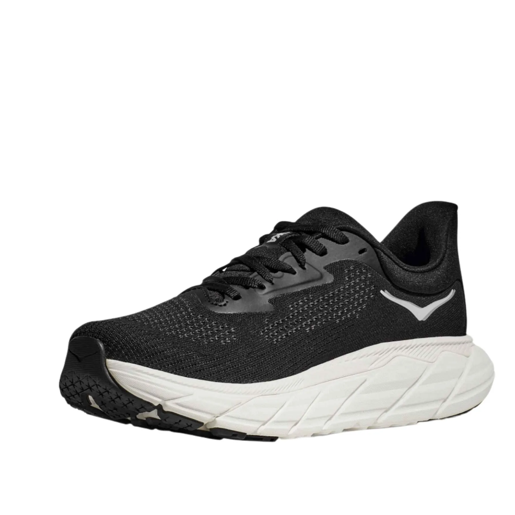 HOKA Women's Arahi 7 Running Shoe - Black/White Gaviota 4