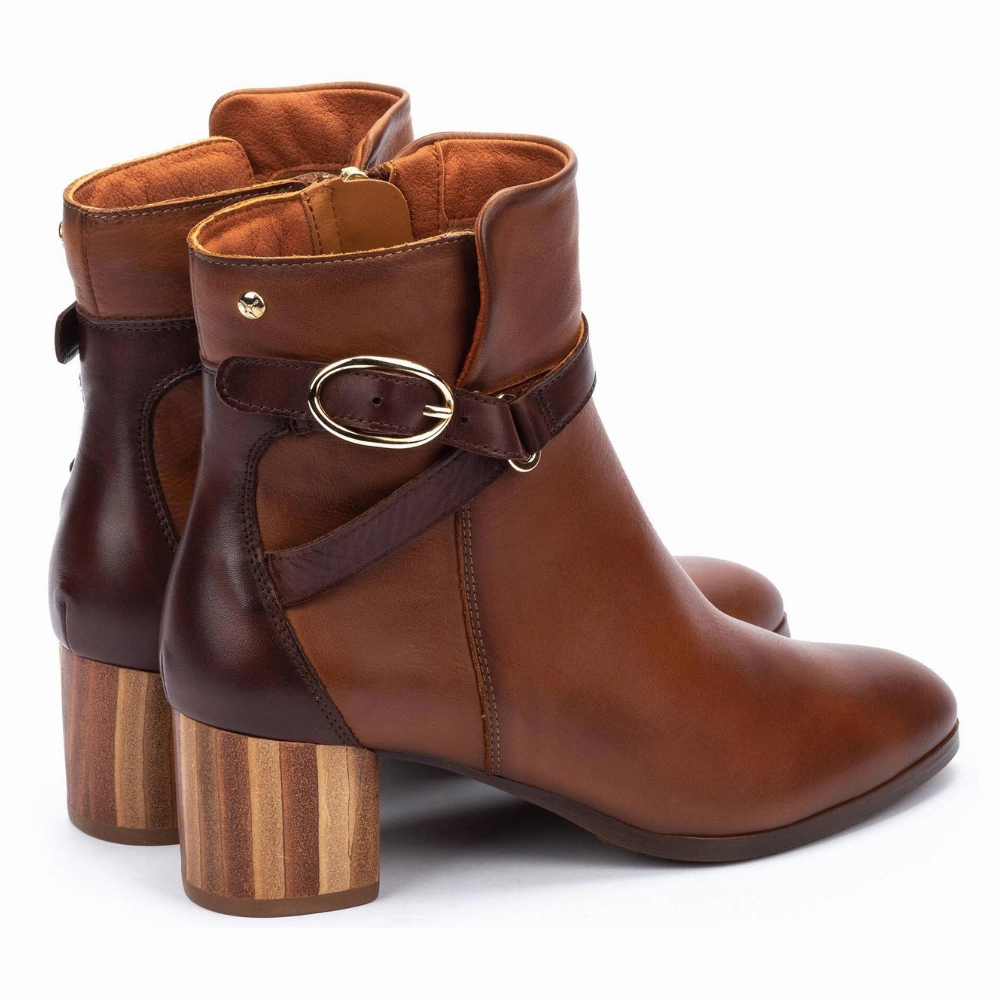 Brown Gogo Boots Pikolinos Calafat Cuero Leather Boot (Women's)