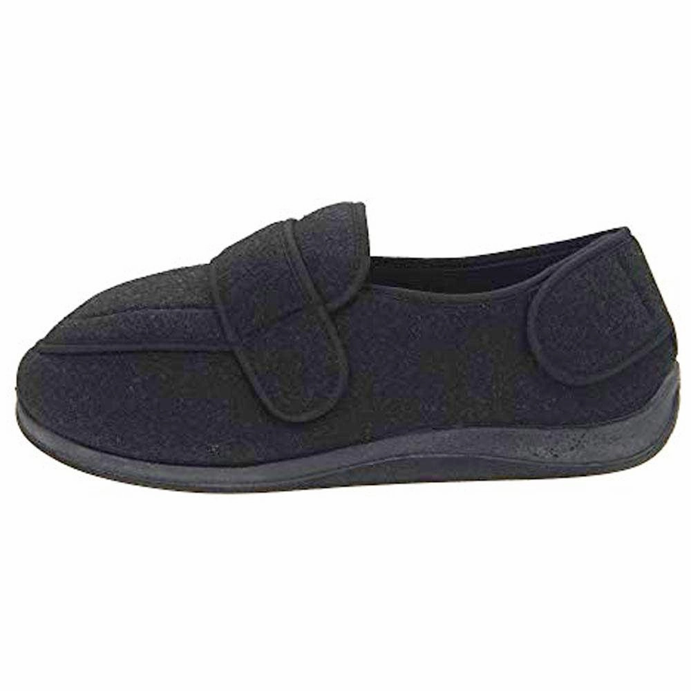 Foamtreads Physician Extra Wide Slipper Black (Men's) By Slippers