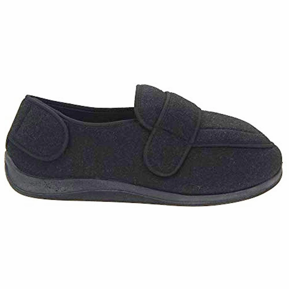 Foamtreads Physician Extra Wide Slipper Black (Men's) Slide Slides