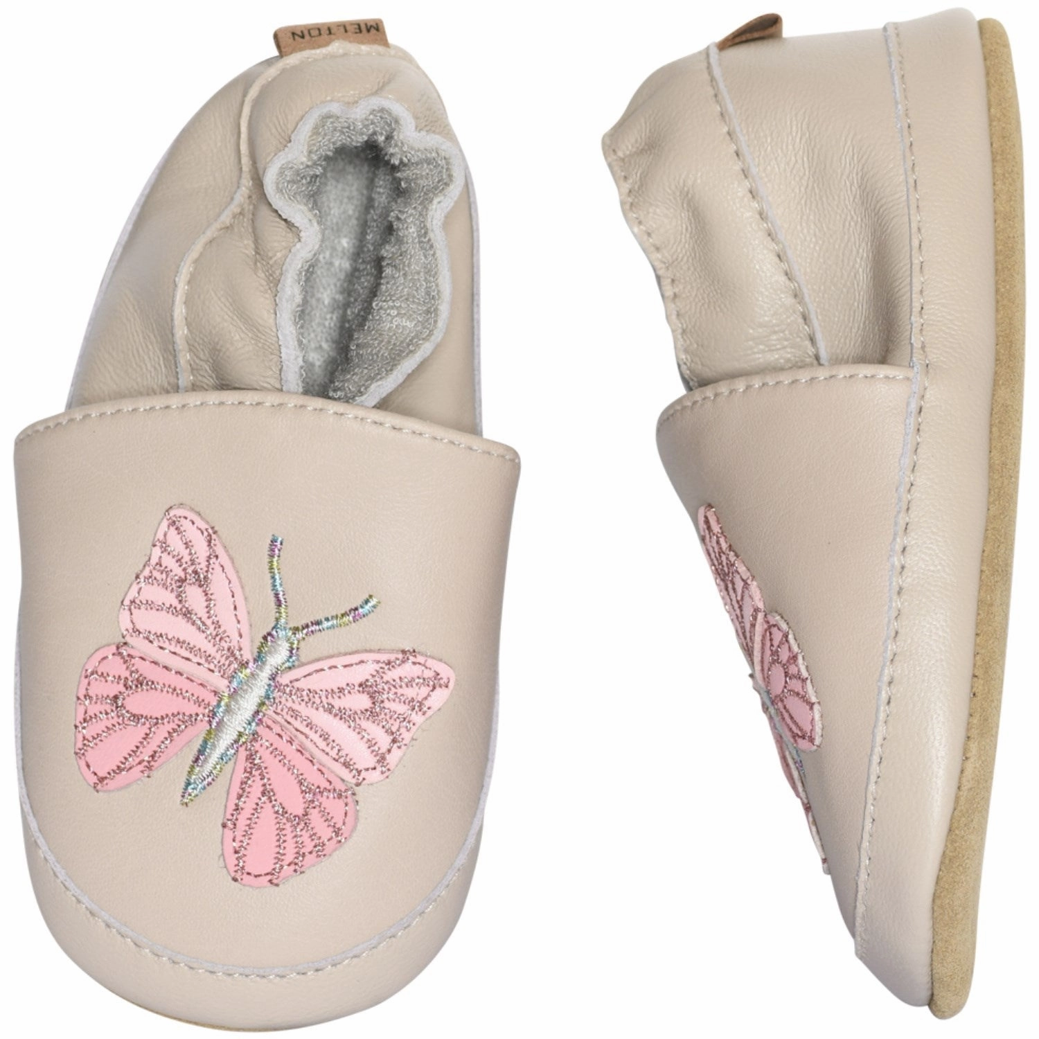 MELTON Oxford Tan Papillon leather slippers Classic Slide
