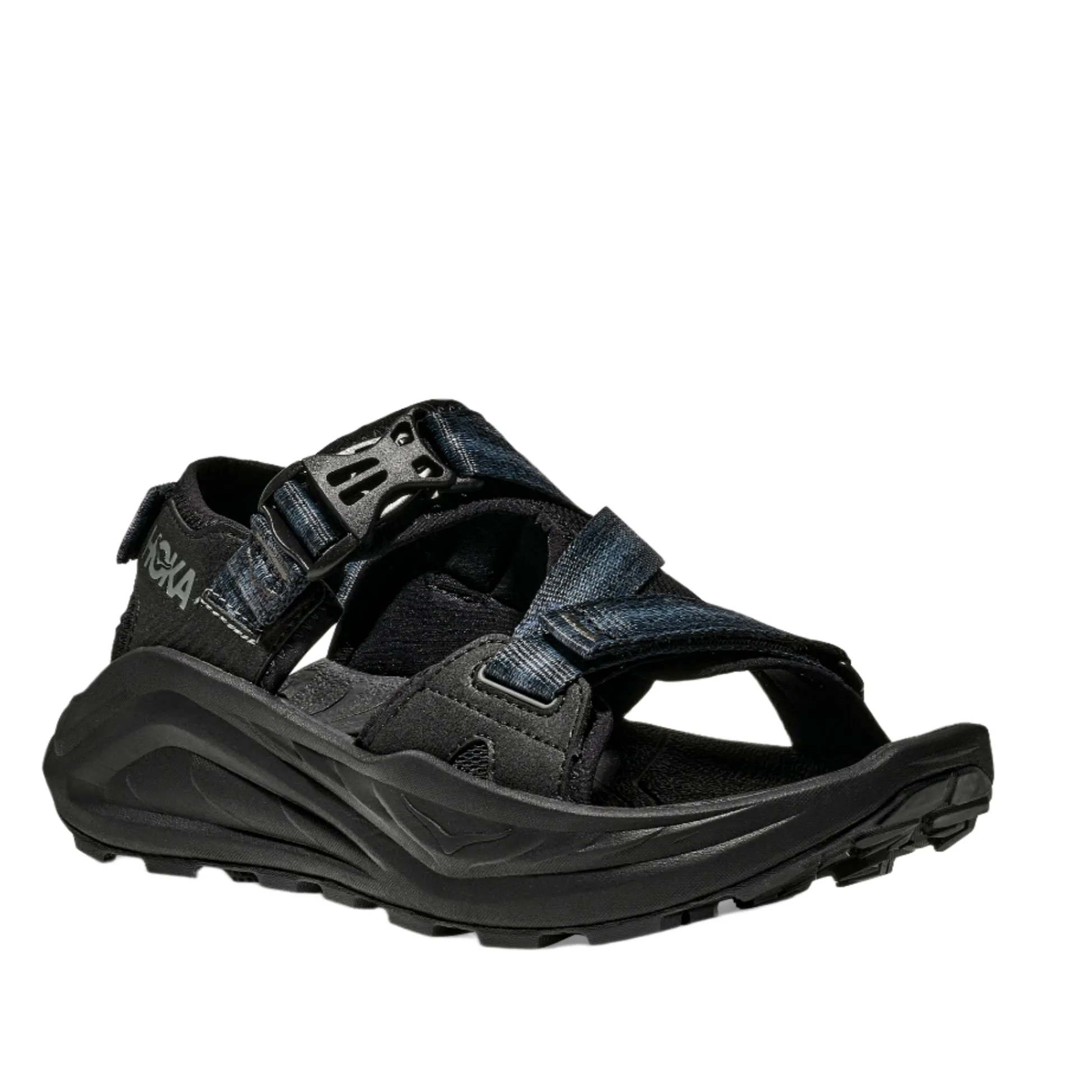 Goretex HOKA Men's Infini Adventure Hiking Sandal - Black/Black