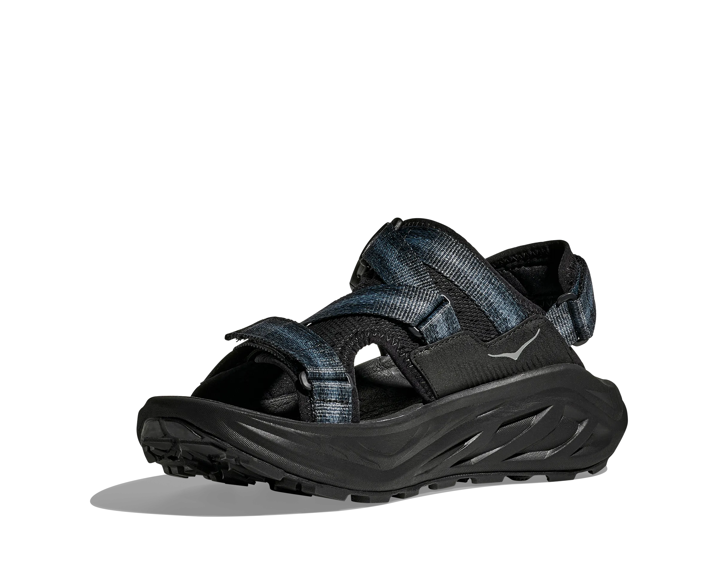 India Price HOKA Men's Infini Adventure Hiking Sandal - Black/Black