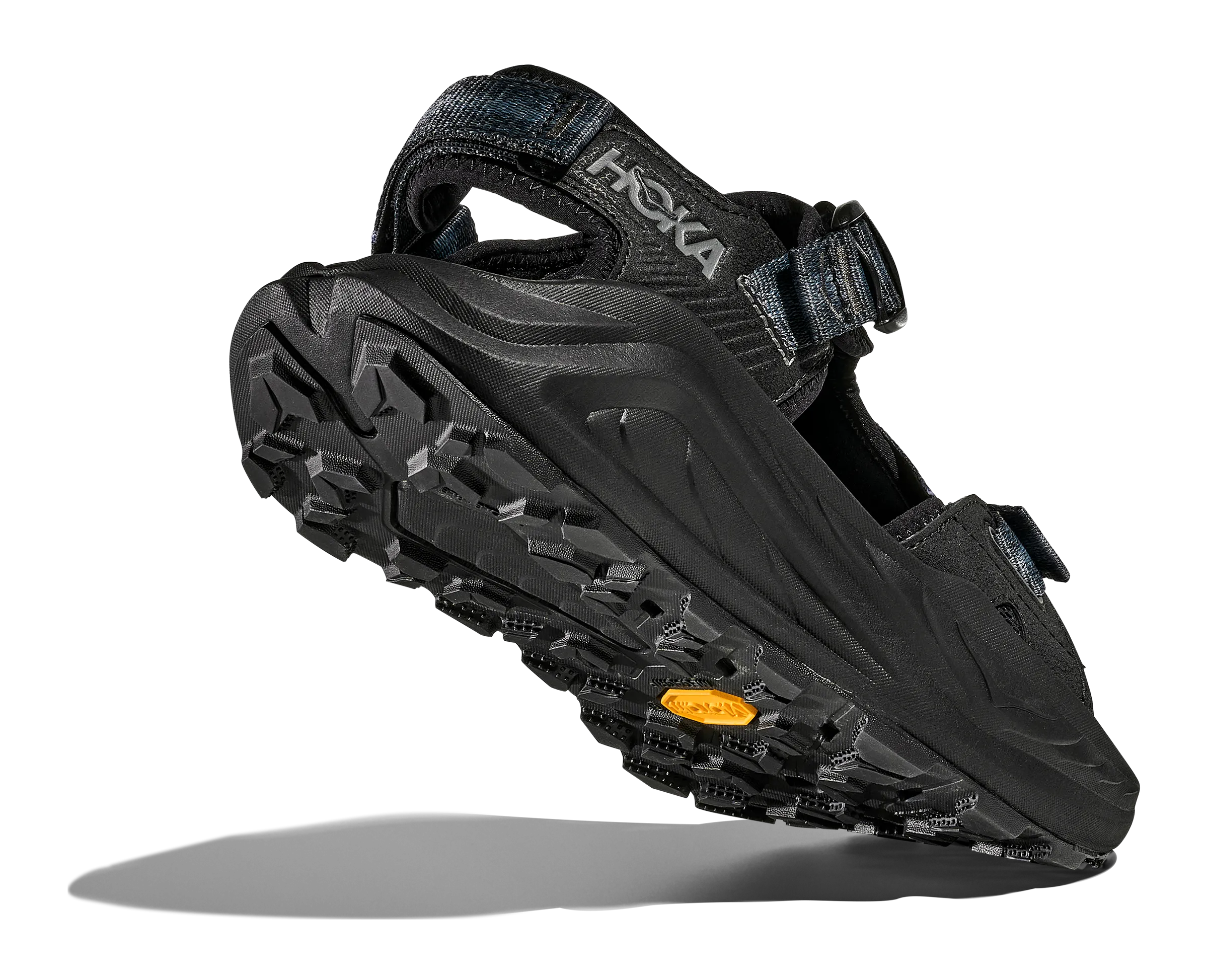 Price In Pakistan HOKA Men's Infini Adventure Hiking Sandal - Black/Black