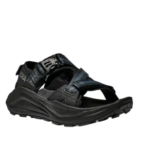 Best Shoes For Seniors HOKA Men's Infini Adventure Hiking Sandal - Black/Black