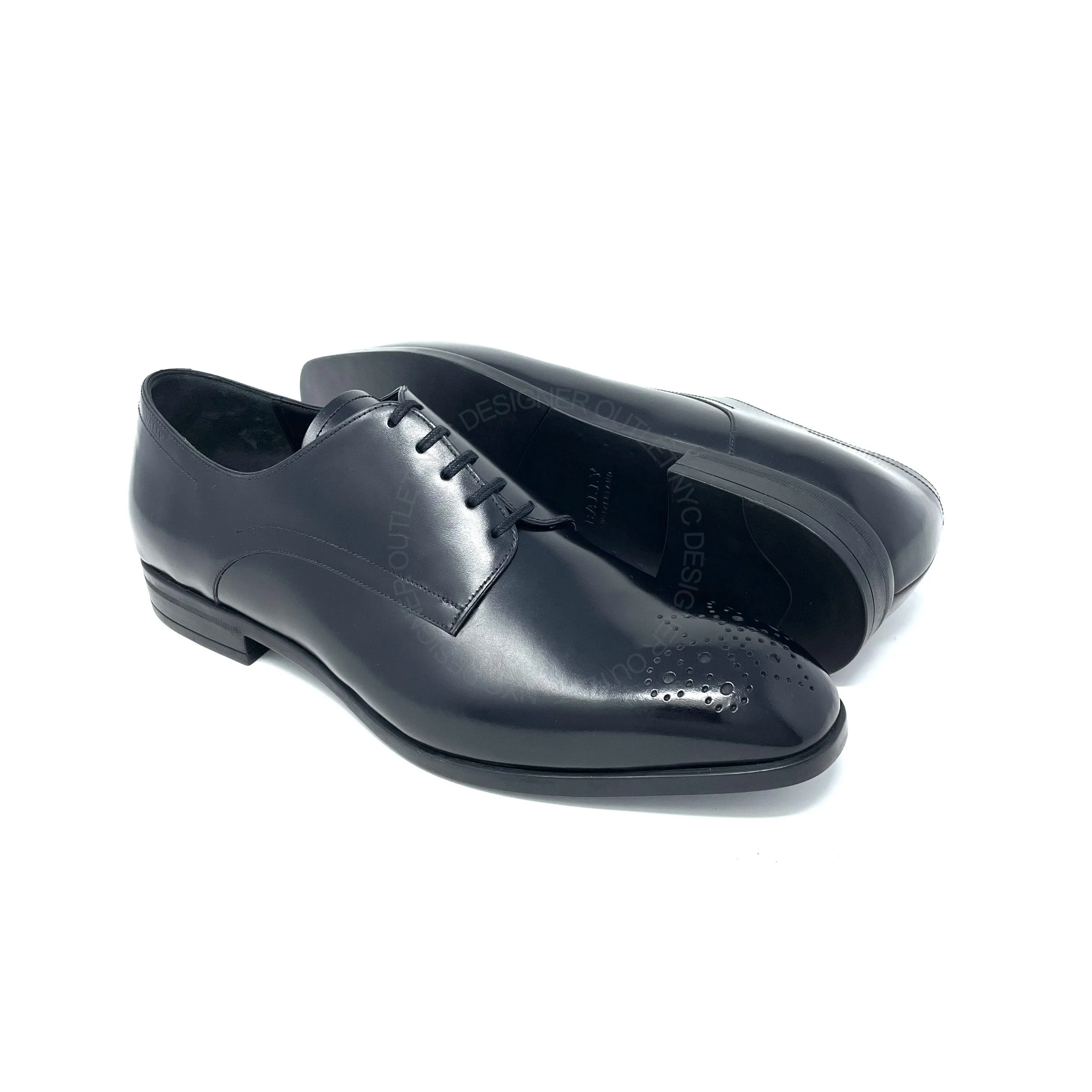 Bally Mens  Leather Oxfords Oxford Vs Derby Shoes