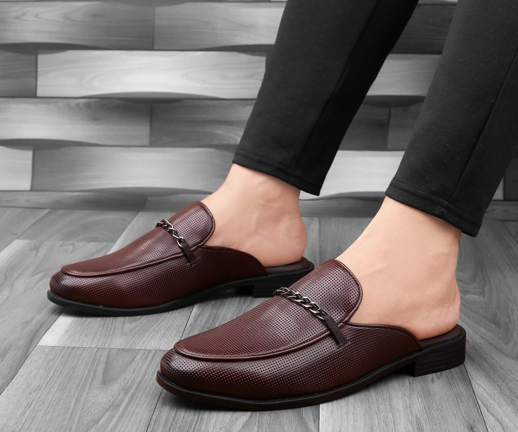 Bacca Bucci MOROCCO Mules Clogs Open back Loafers with Comfortable Memory Insoles Loafers Plantar Fasciitis