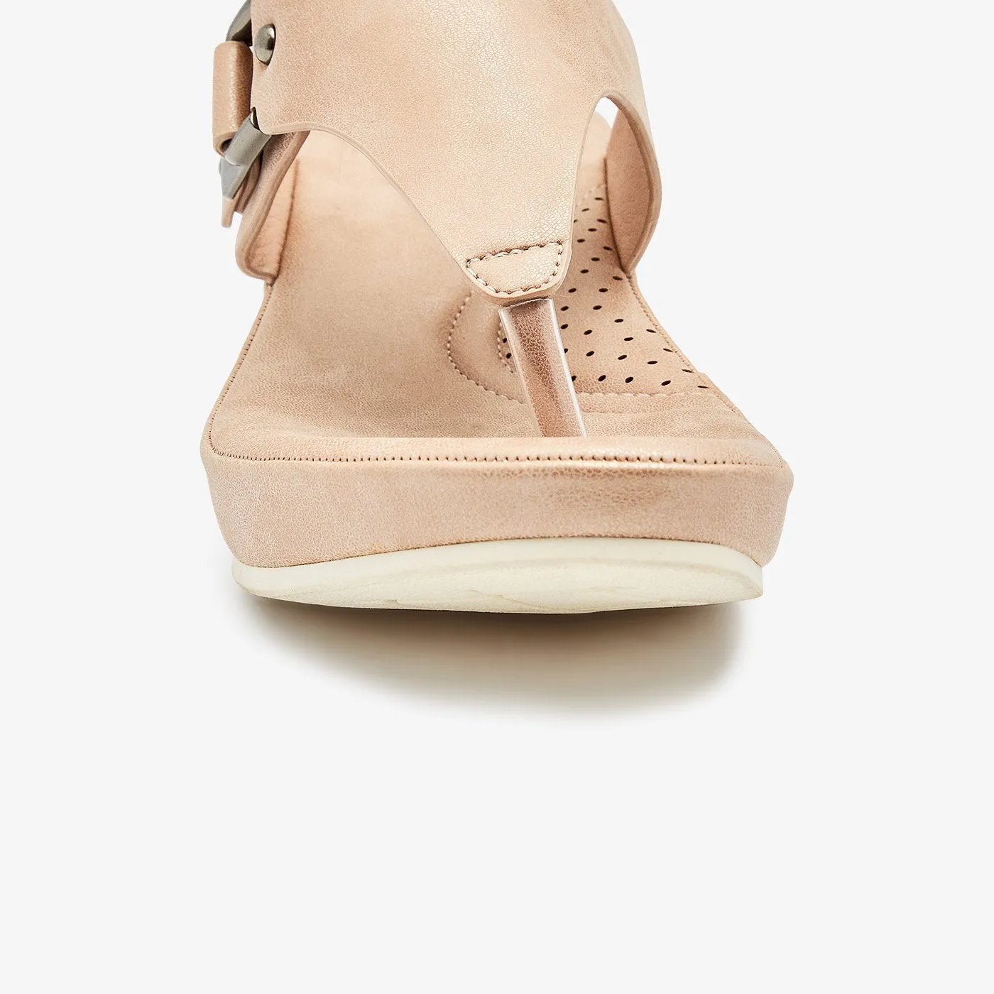 Ultra-Comfy Women Chappals Size 12 Flat Shoes