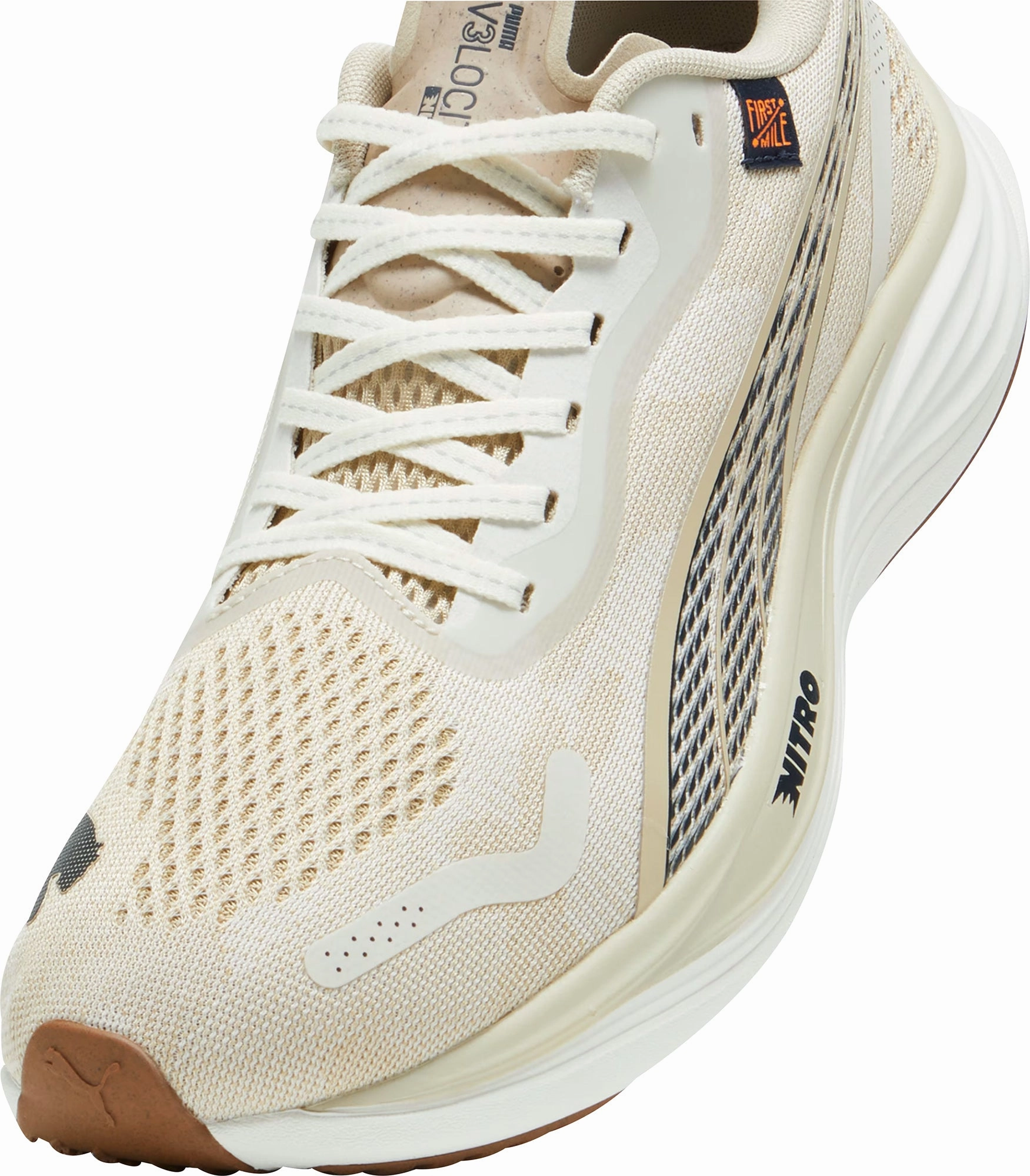 Puma Adapt Golf Shoes Puma Velocity Nitro 3 Mens Running Shoes - Cream