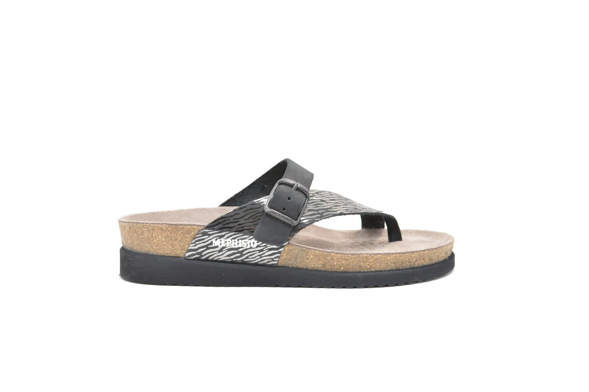 MEPHISTO Helen Mix Black Sandals La Toc Location