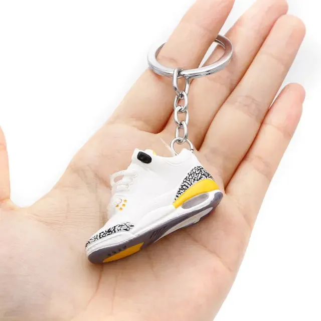 The Answer Sneakers Exquisite 3D Mini Sneakers Key Chain