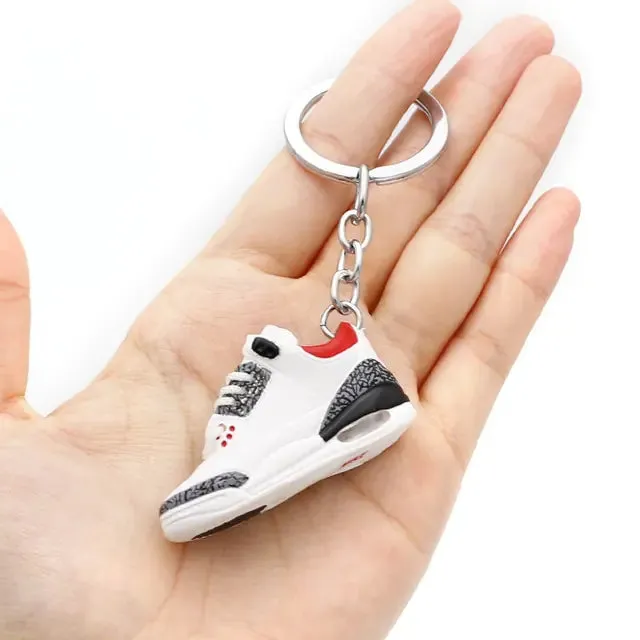 Exquisite 3D Mini Sneakers Key Chain Best Sneakers 2024