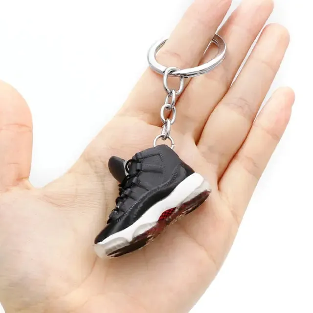 Exquisite 3D Mini Sneakers Key Chain Good Feet Sneakers