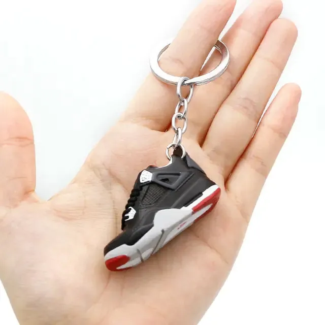 Dresses Worn With Sneakers Exquisite 3D Mini Sneakers Key Chain