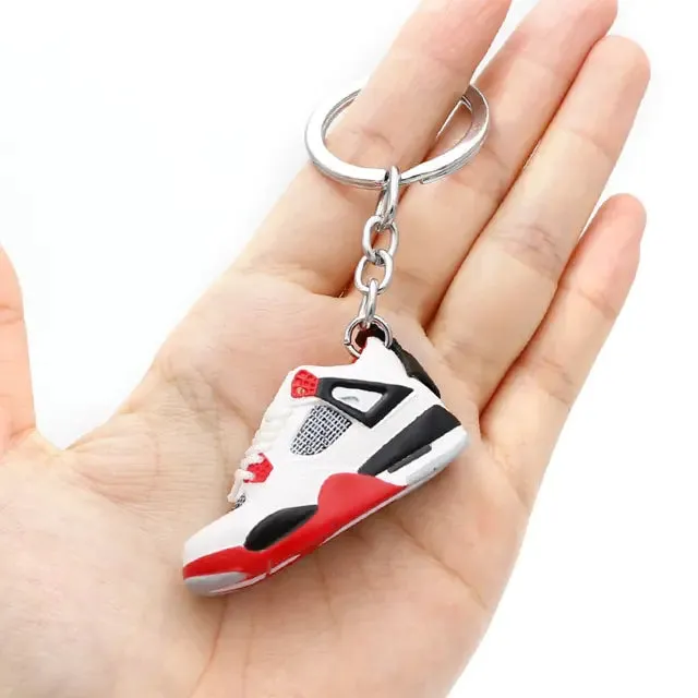 Exquisite 3D Mini Sneakers Key Chain Most Comfortable Sneakers For Standing All Day