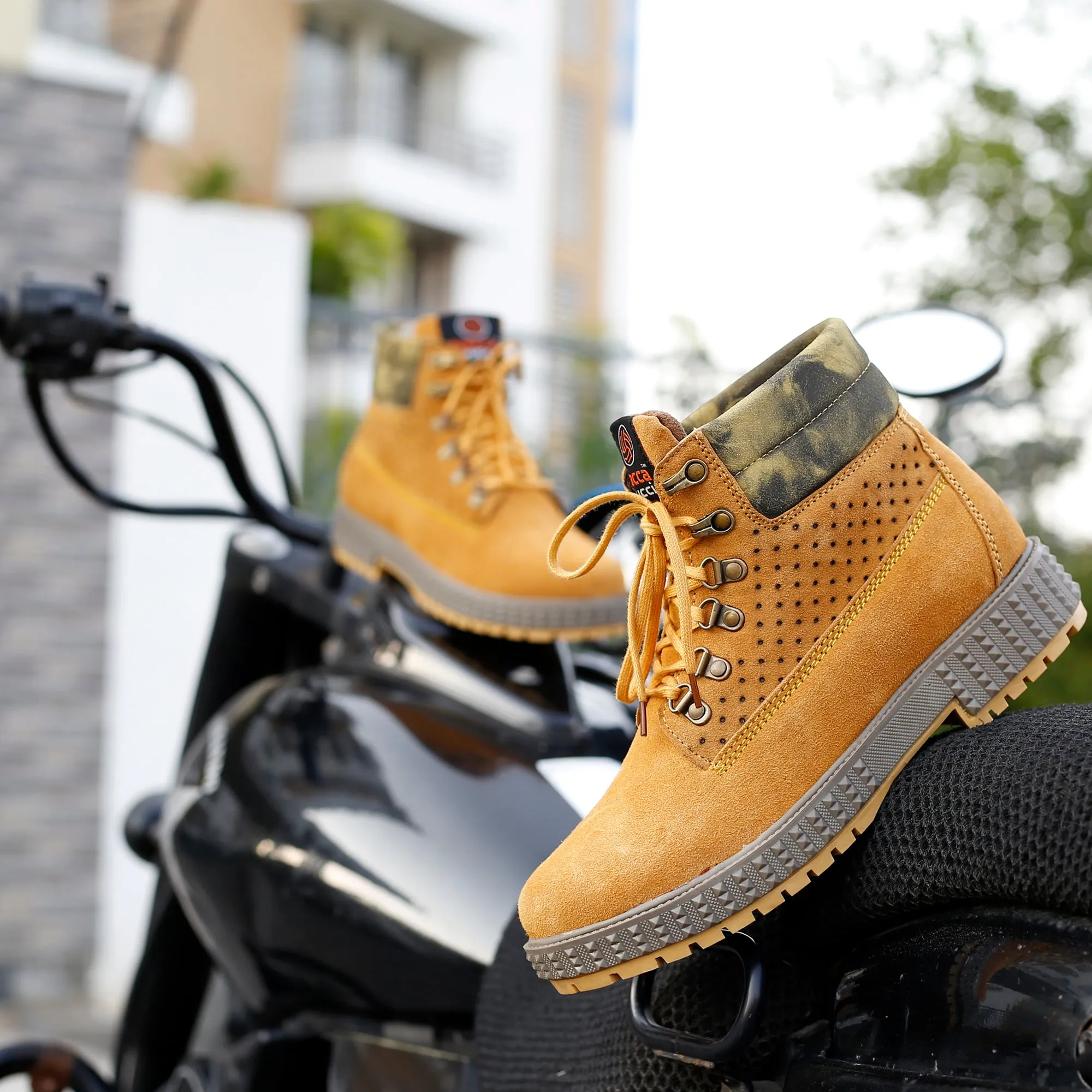 Bacca Bucci URBAN Suede Leather Boots | Durable Suede Leather for Extra Comfort & Breathability Brogan Boots