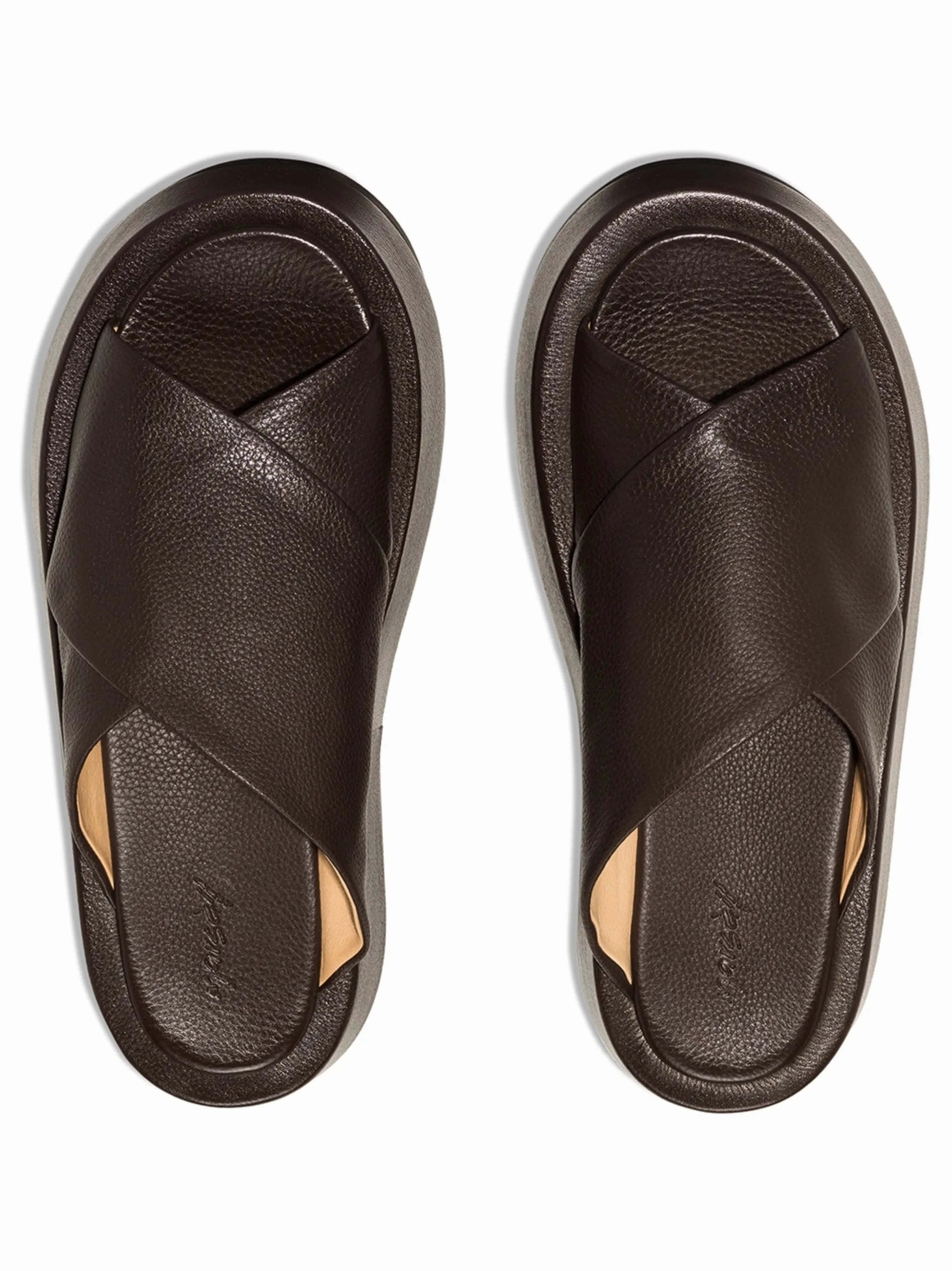 crossover strap 50mm flatform sandals Sandals With Support For High Arches