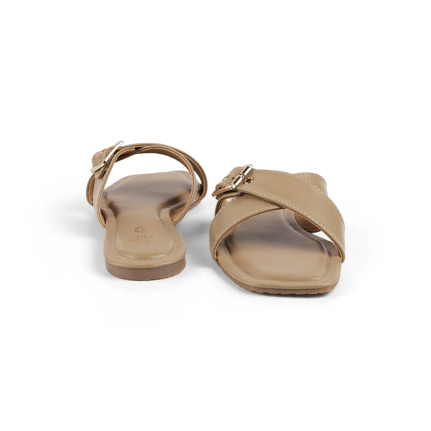 Tresmode Run Beige Women's Casual Flats Wedding Guest Dresses With Flat Shoes