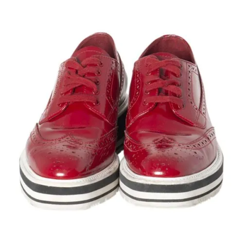 Knit Wingtip Oxfords Prada Platform Oxfords