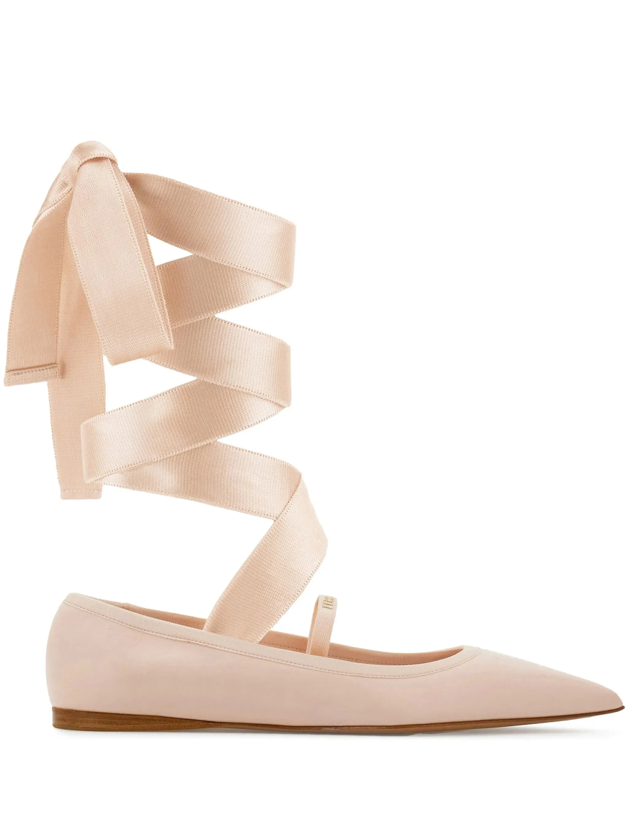 Flat Closed Shoes leather ballerina shoes