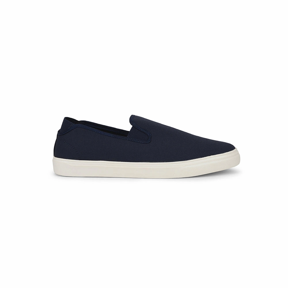 Gliders Non-Lacing Navy Blue Casual Sneakers For Men HYPER-E By Liberty Slip On Dress Loafers