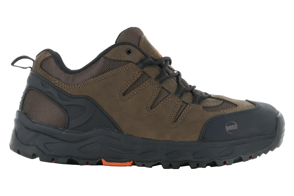 Hoss Eric Lo Soft Toe Brown Hiking Shoes Ranking