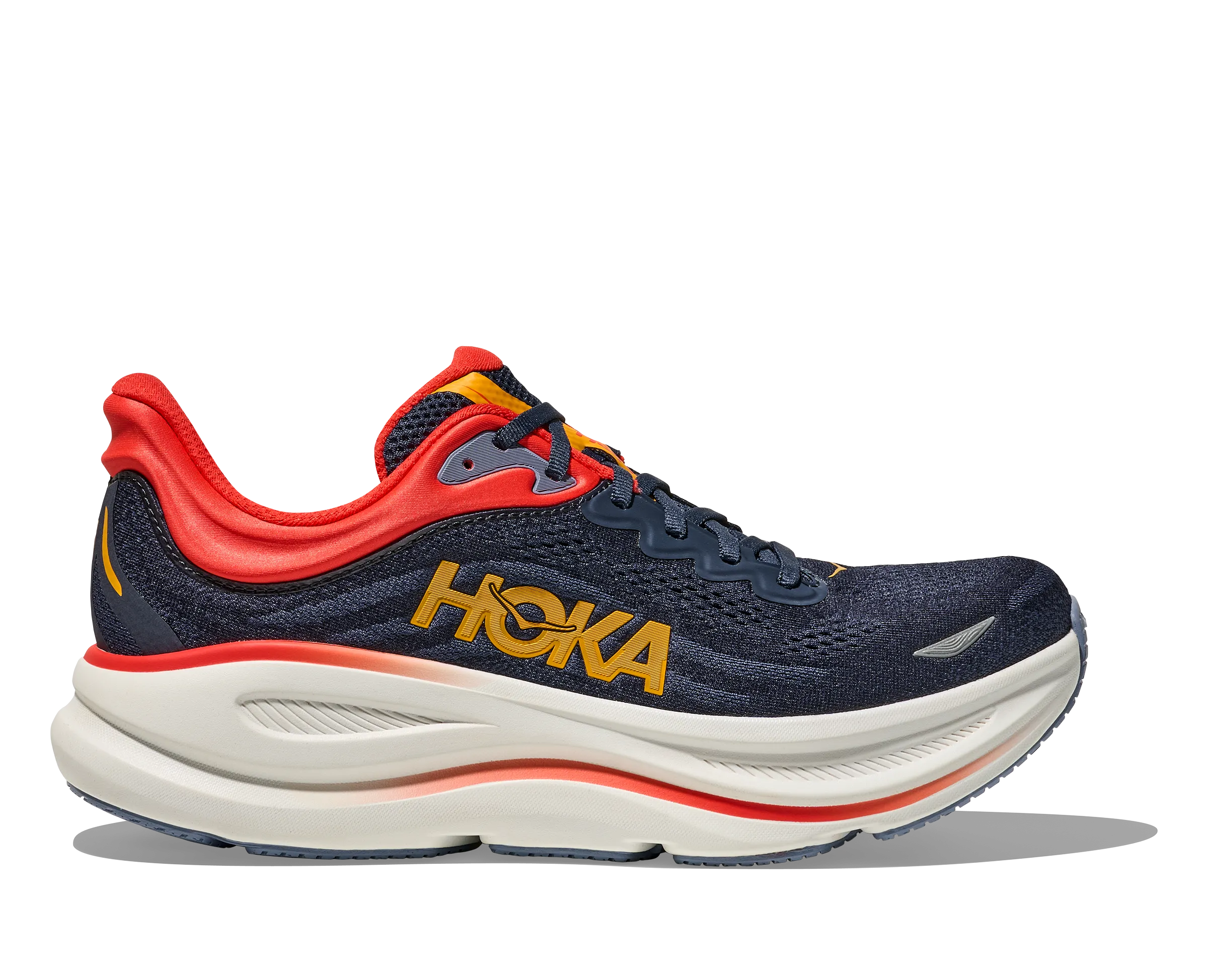 Generic HOKA Men's Bondi 9 Ultra Cushioned Running Shoe - Varsity Navy/Nautical Blue
