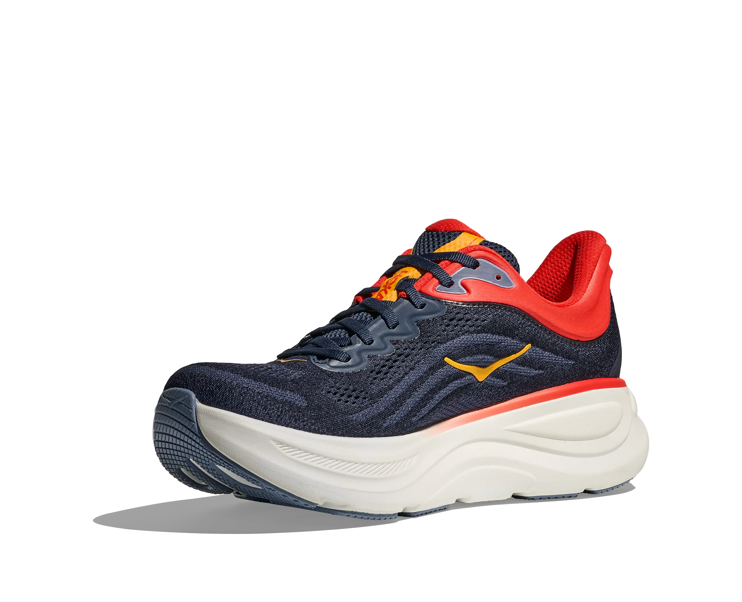 Shoes On Sale Near Me HOKA Men's Bondi 9 Ultra Cushioned Running Shoe - Varsity Navy/Nautical Blue