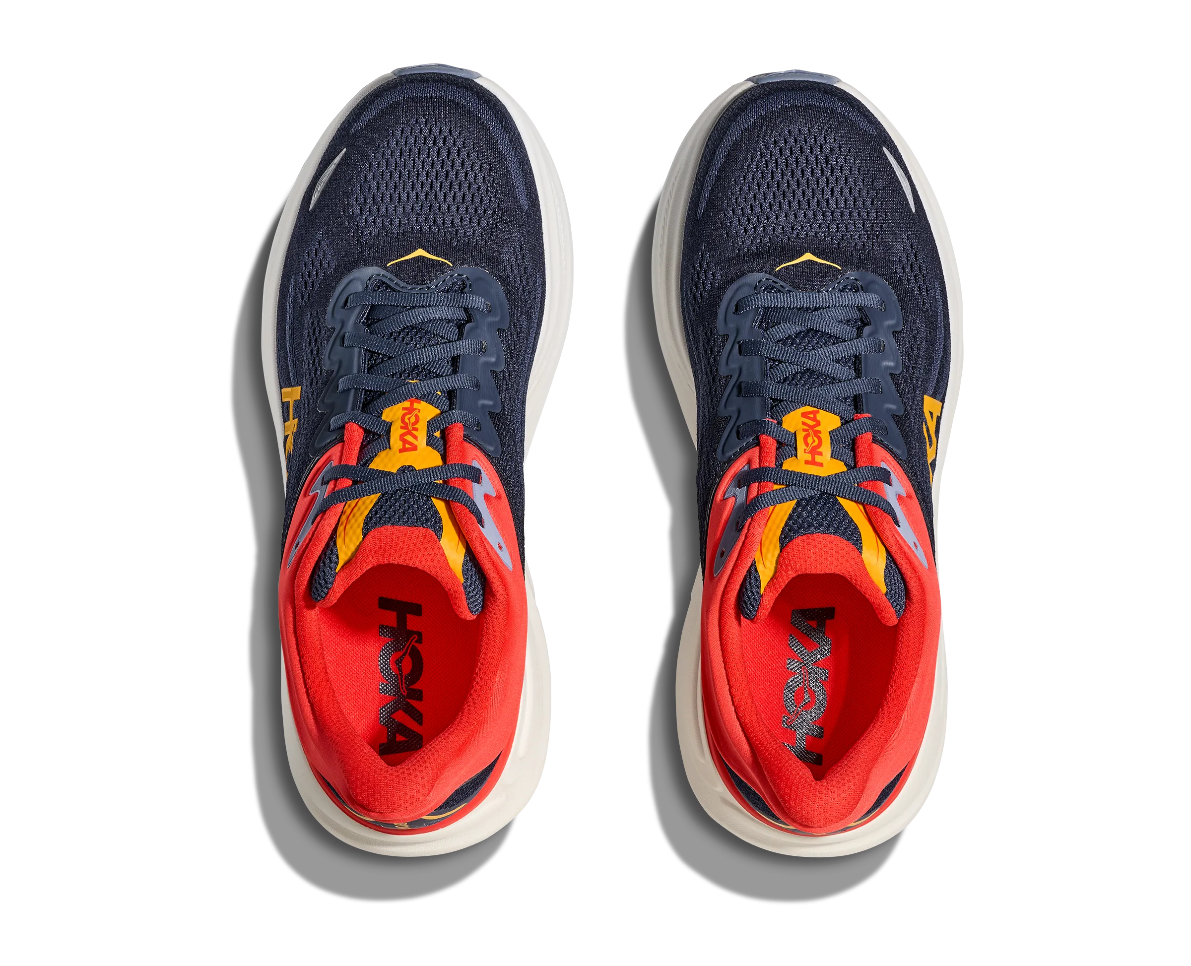 HOKA Men's Bondi 9 Ultra Cushioned Running Shoe - Varsity Navy/Nautical Blue Shoes For Less