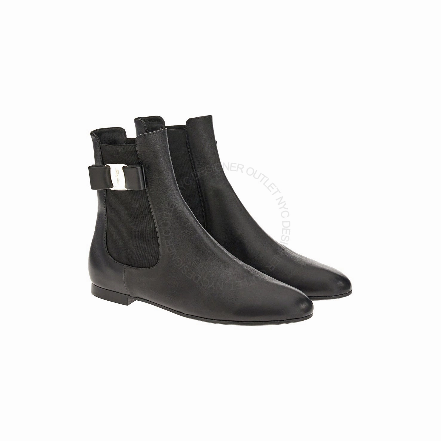 Ferragamo Leelo Women Chelsea Boots Boots Wide Toe