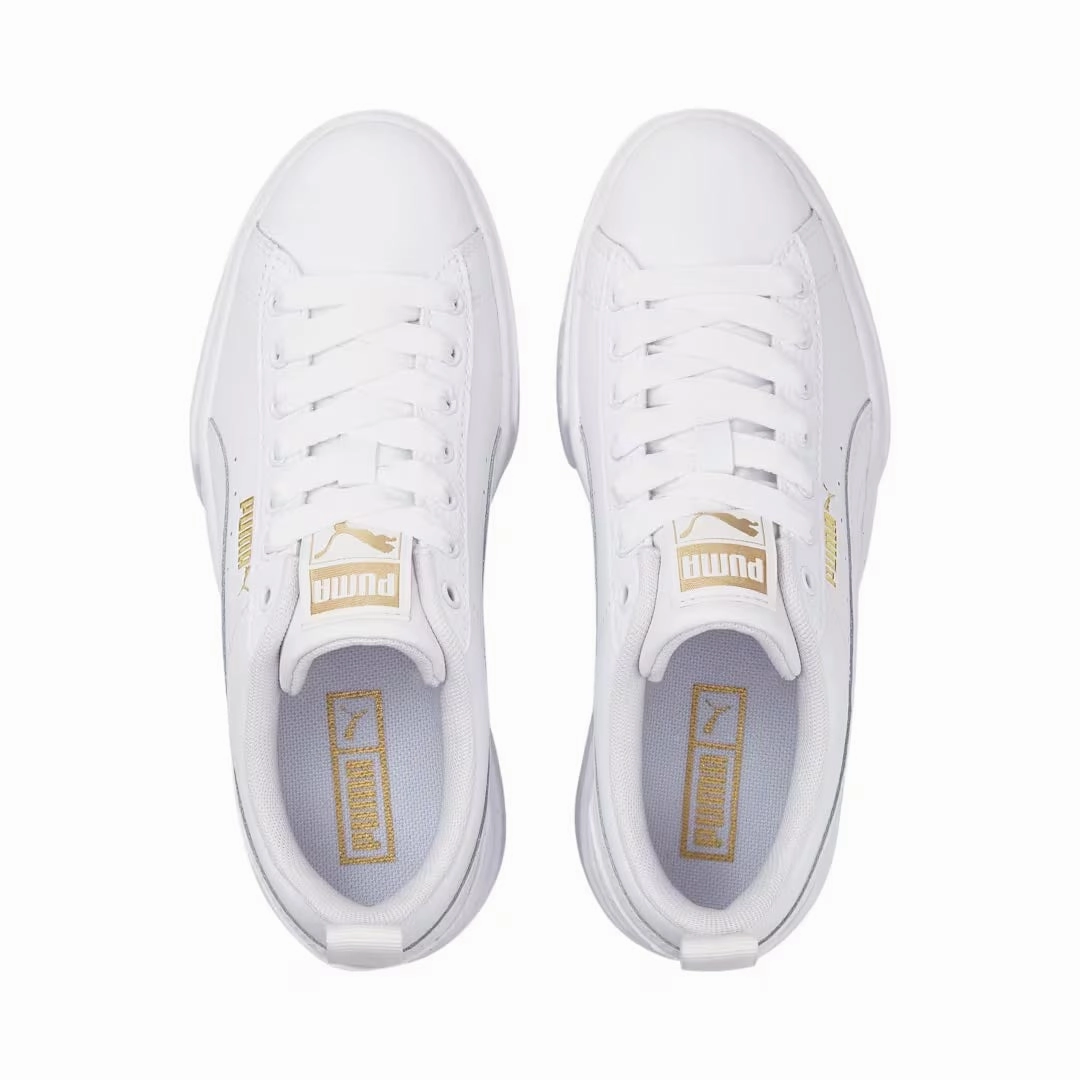 Puma - Kids' (Junior) Mayze Leather Shoes (384527 01) Creeper Puma Shoes