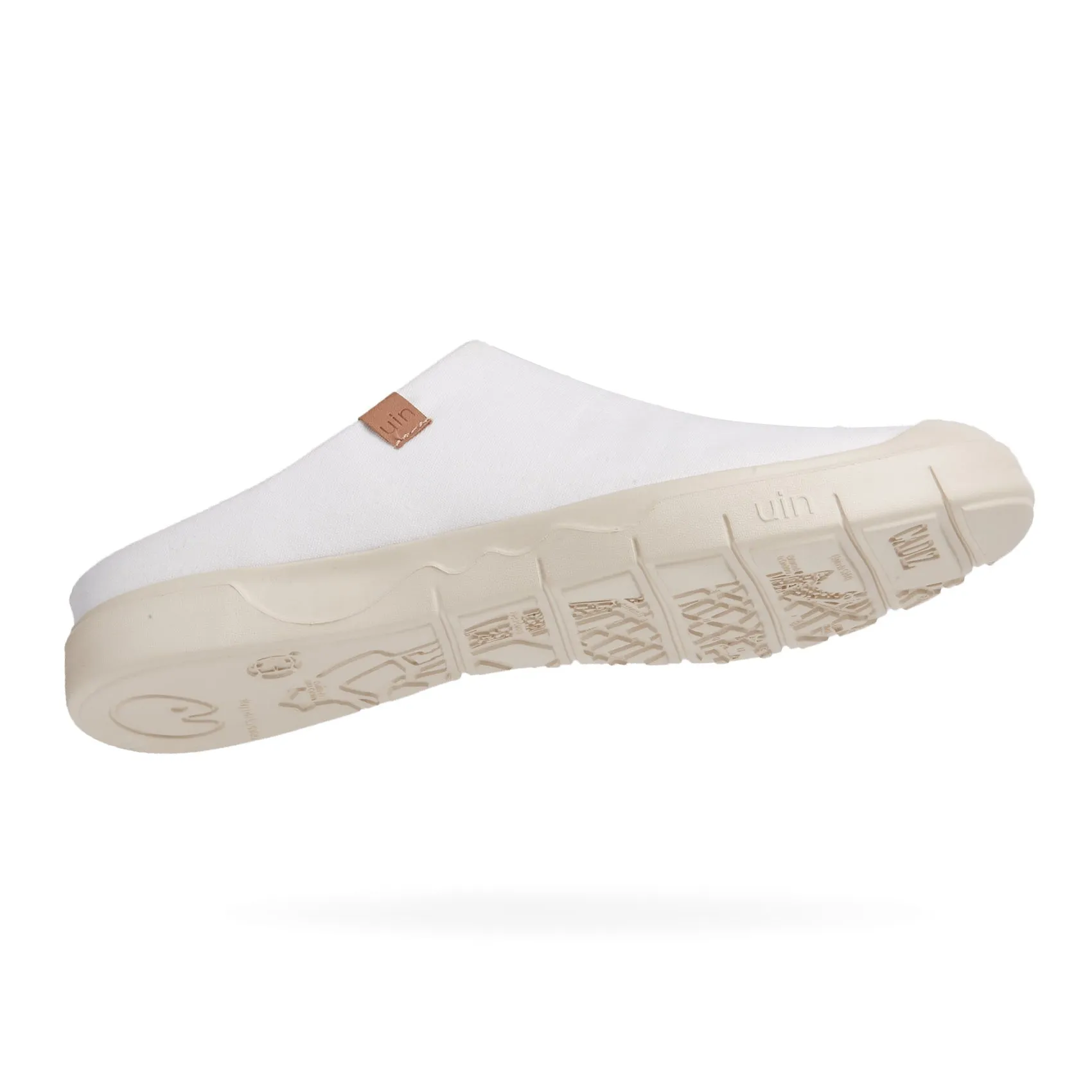 Pure White Cadiz III Men Wedge Heel Ankle Strap Sandals