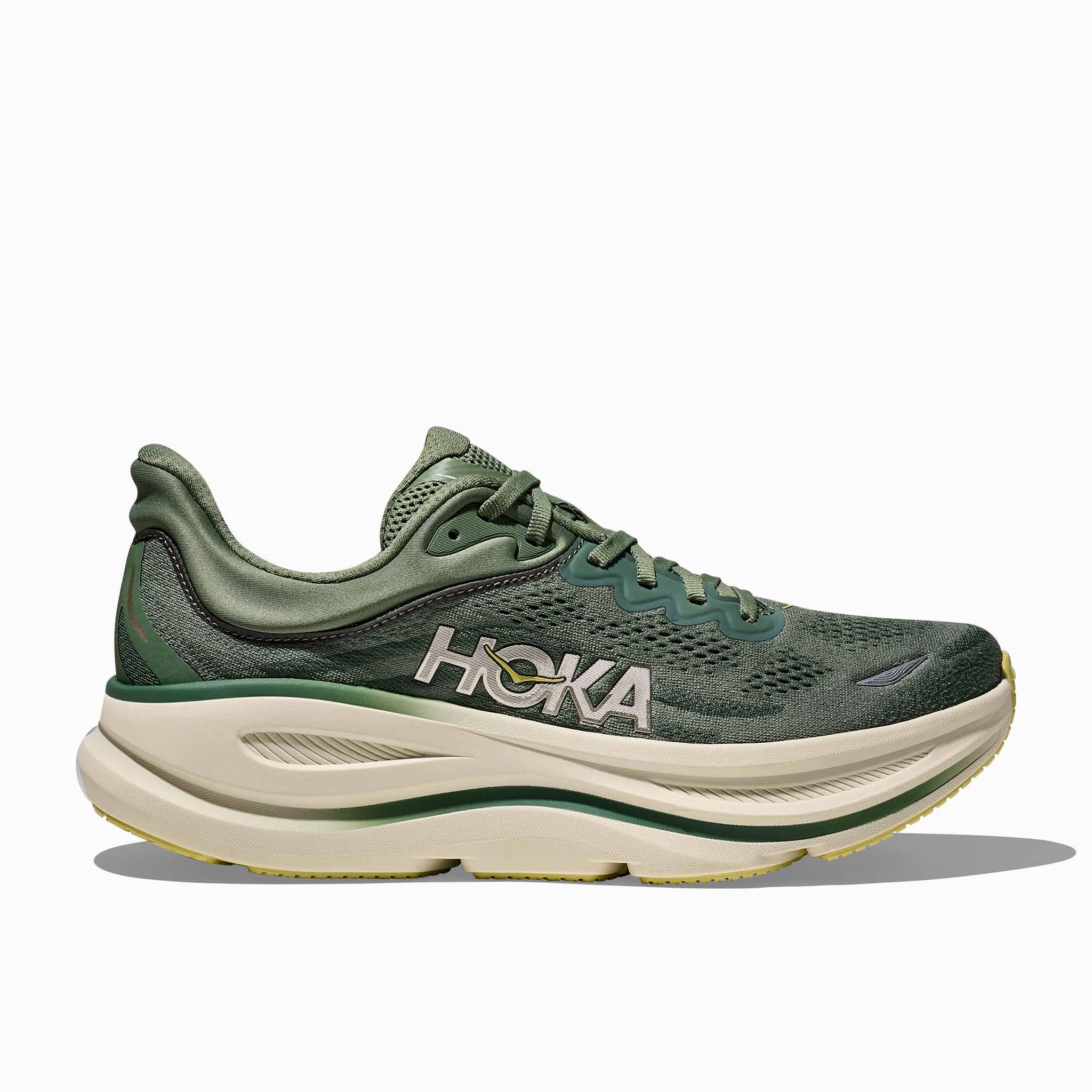 Back Pain HOKA | Men's Bondi 9 Running Shoes - Succulent/Fern